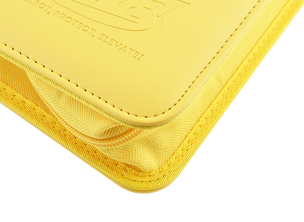 9-Pocket Topload Card Binder (Yellow) - Holds 252 Cards