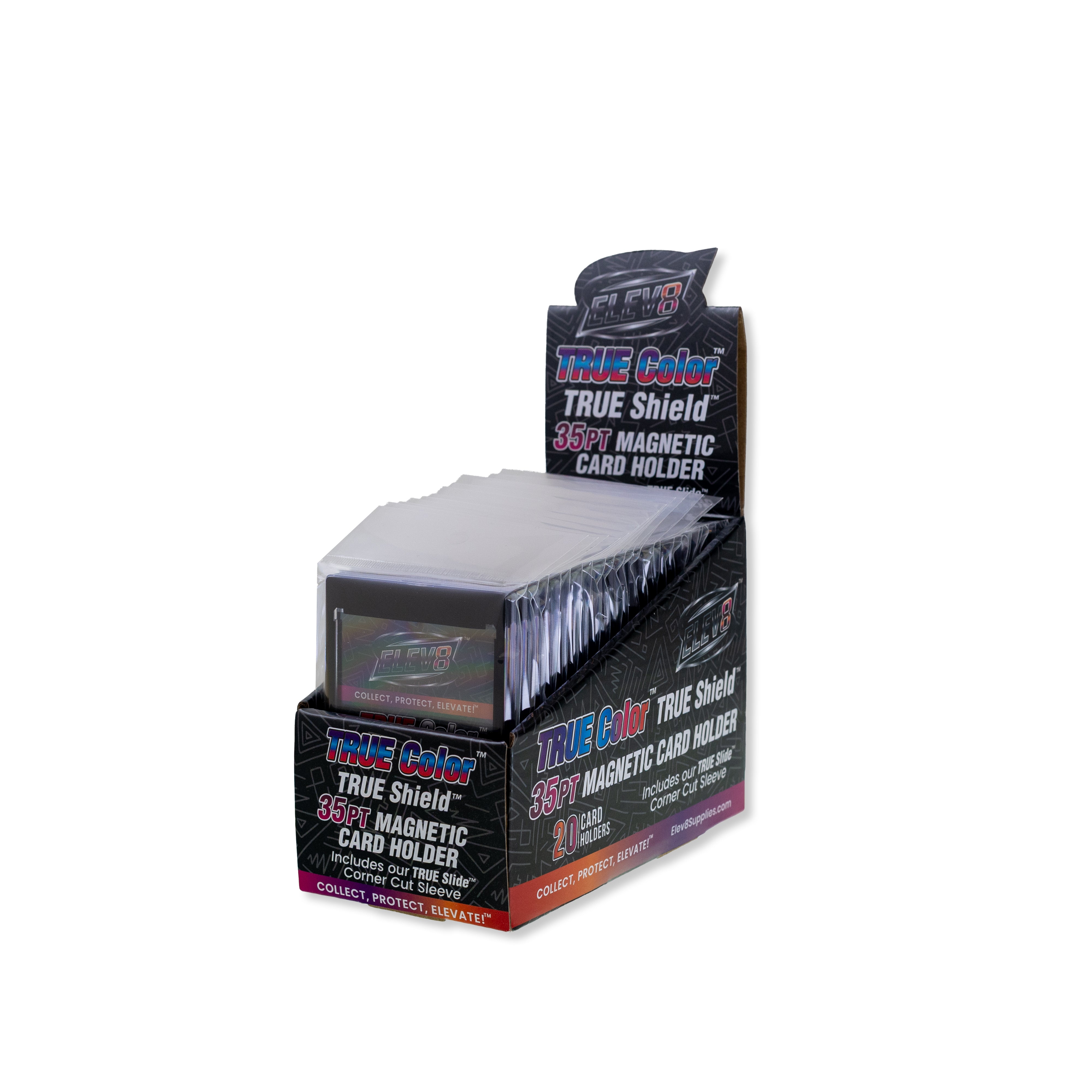 TRUE Colors: Black - TRUE Shield Magnetic Card Holder (35pt w/TRUE Slide Insert)