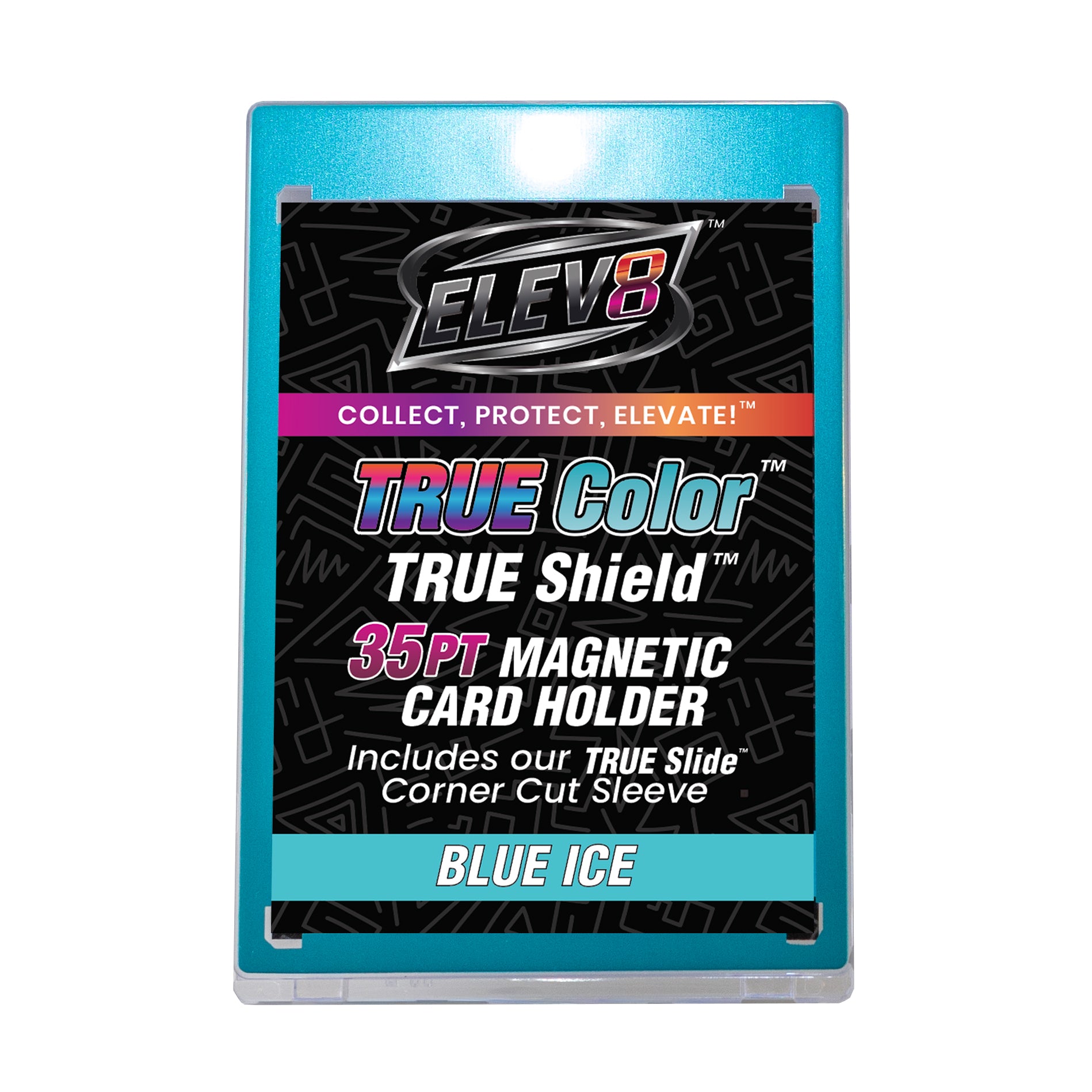 TRUE Colors: Blue Ice - TRUE Shield Magnetic Card Holder (35pt w/TRUE Slide Insert)