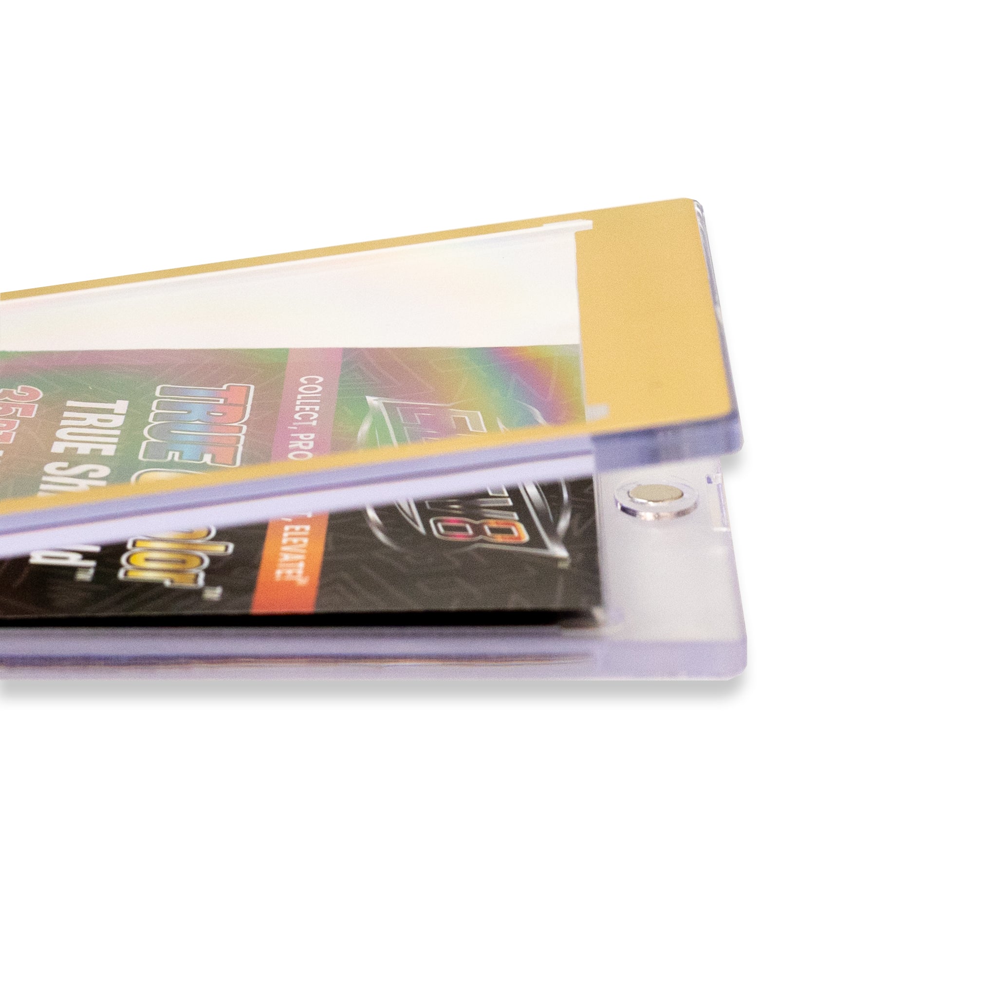 TRUE Colors: Gold - TRUE Shield Magnetic Card Holder (35pt w/TRUE Slide Insert)