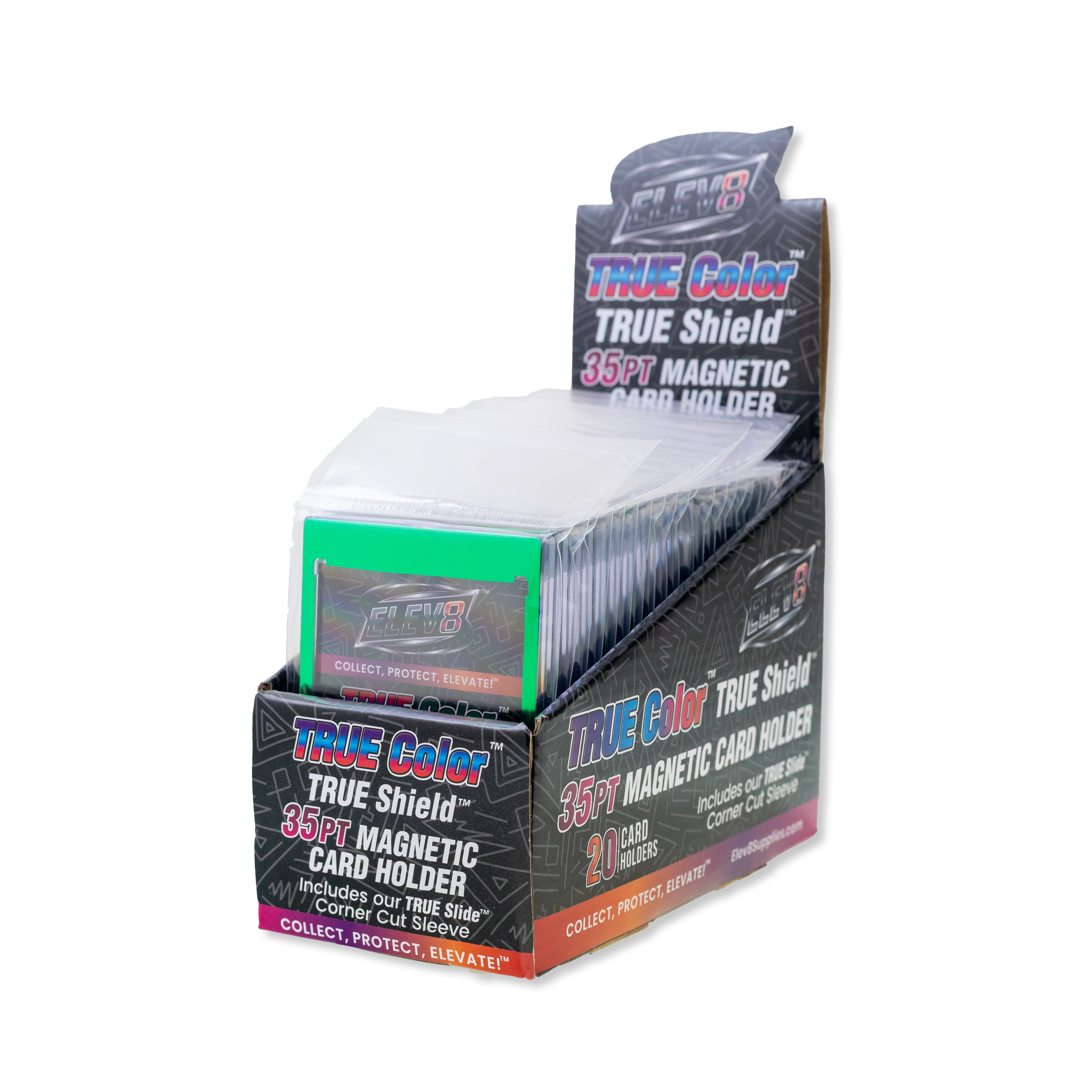 TRUE Colors: Green - TRUE Shield Magnetic Card Holder (35pt w/TRUE Slide Insert)