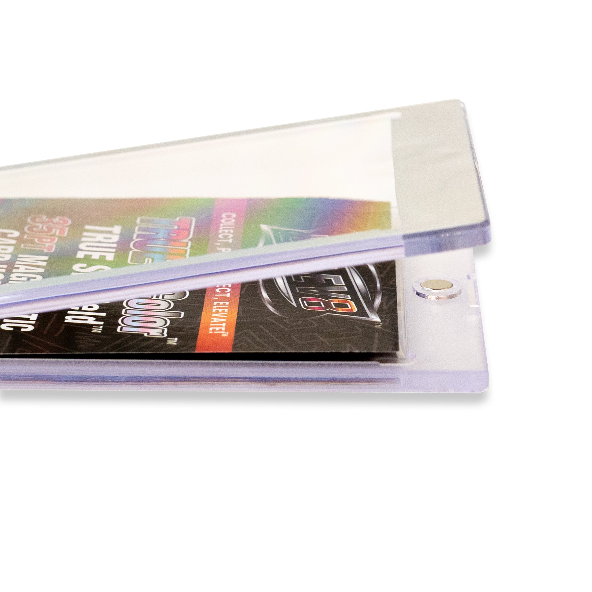 TRUE Colors: Holographic Silver - TRUE Shield Magnetic Card Holder (35pt w/TRUE Slide Insert)