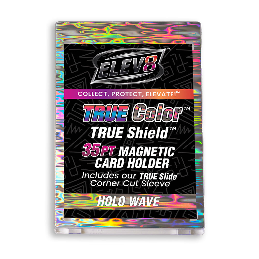 TRUE Colors: Holographic Wave - TRUE Shield Magnetic Card Holder (35pt w/TRUE Slide Insert)