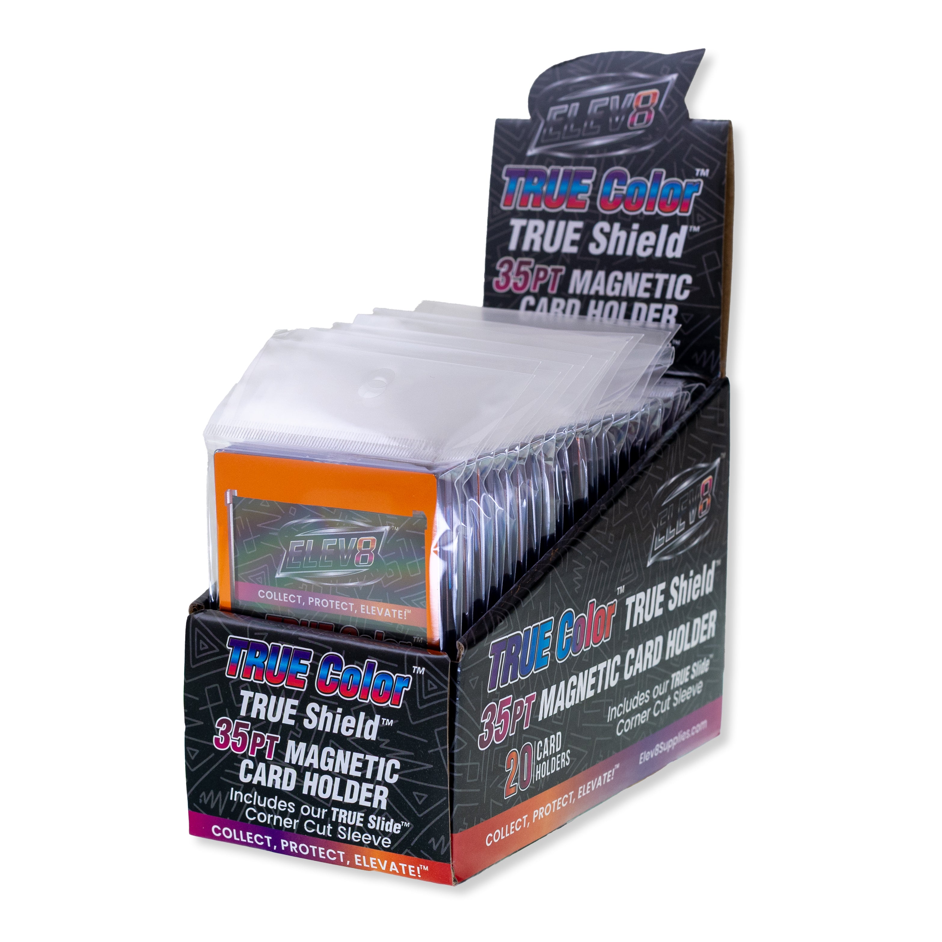 TRUE Colors: Orange - TRUE Shield Magnetic Card Holder (35pt w/TRUE Slide Insert)