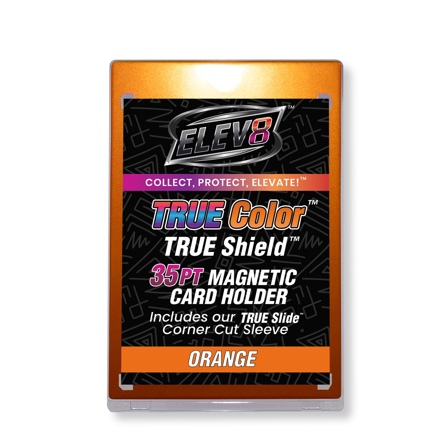TRUE Colors: Orange - TRUE Shield Magnetic Card Holder (35pt w/TRUE Slide Insert)