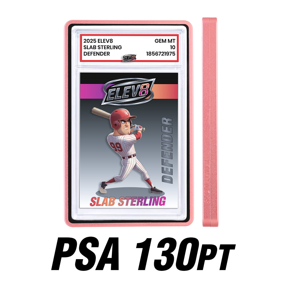 Slab Defender - 130pt PSA - PINK - Aluminum Graded Slab Protector