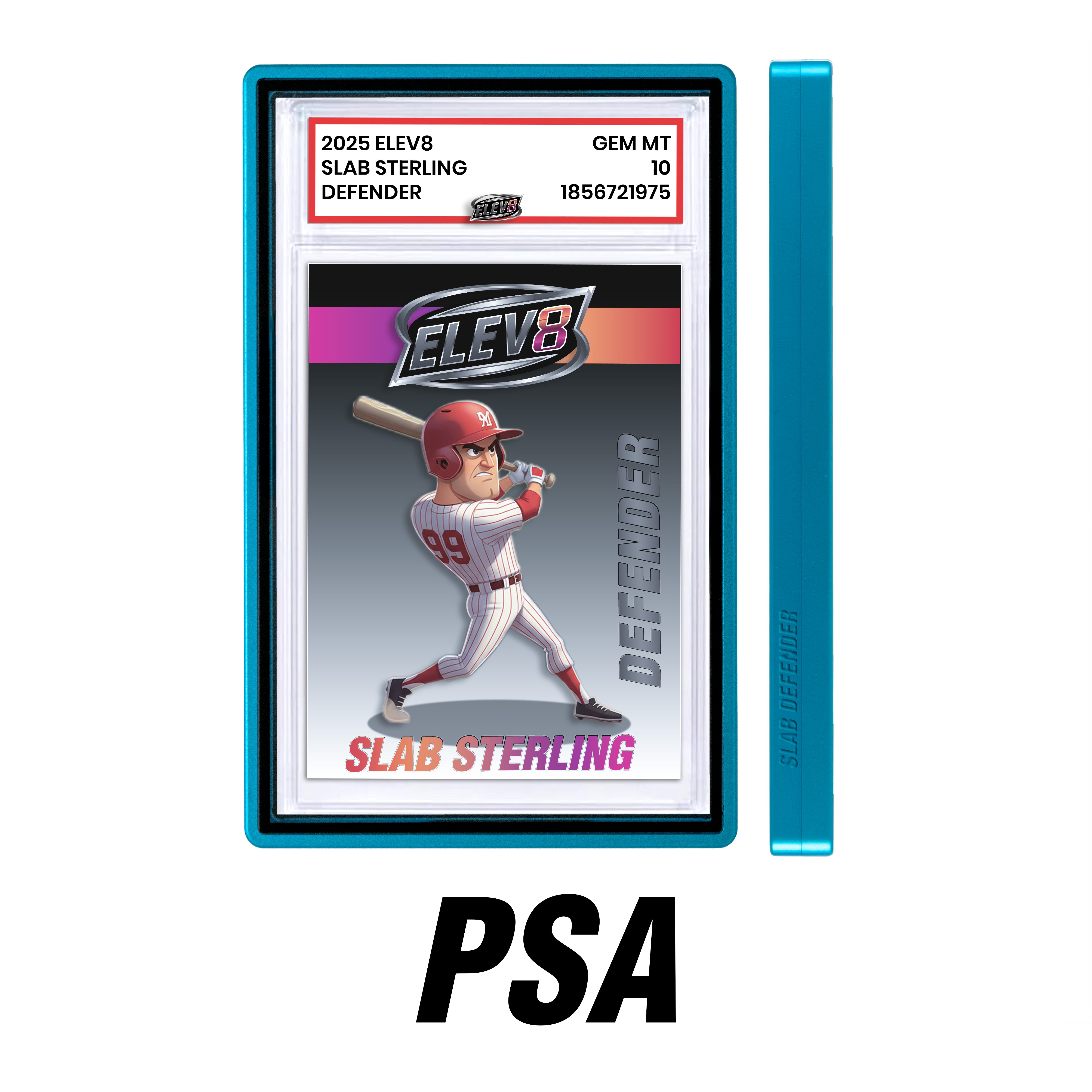 Slab Defender - PSA - BLUE ICE - Aluminum Graded Slab Protector