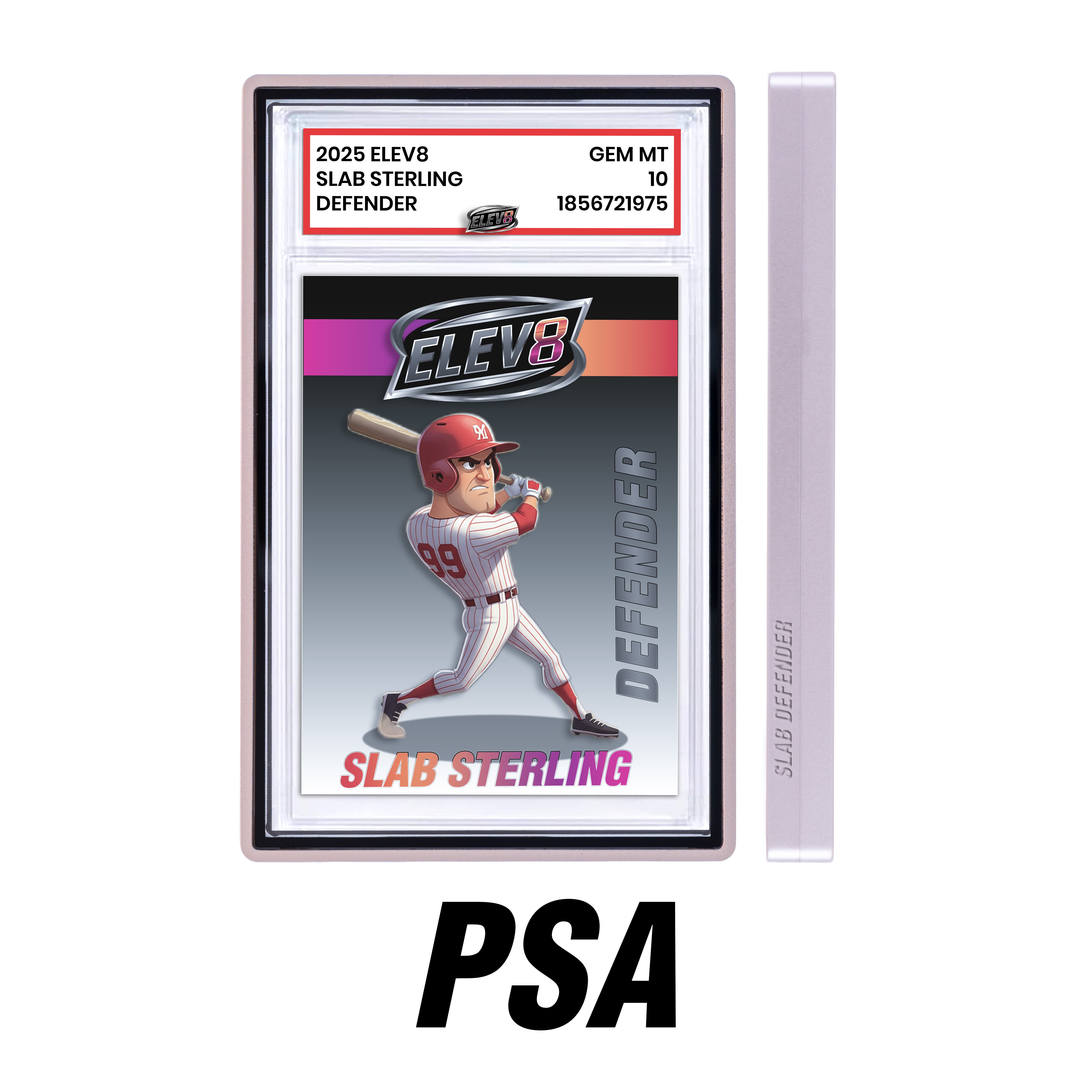 Slab Defender - PSA - SILVER - Aluminum Graded Slab Protector