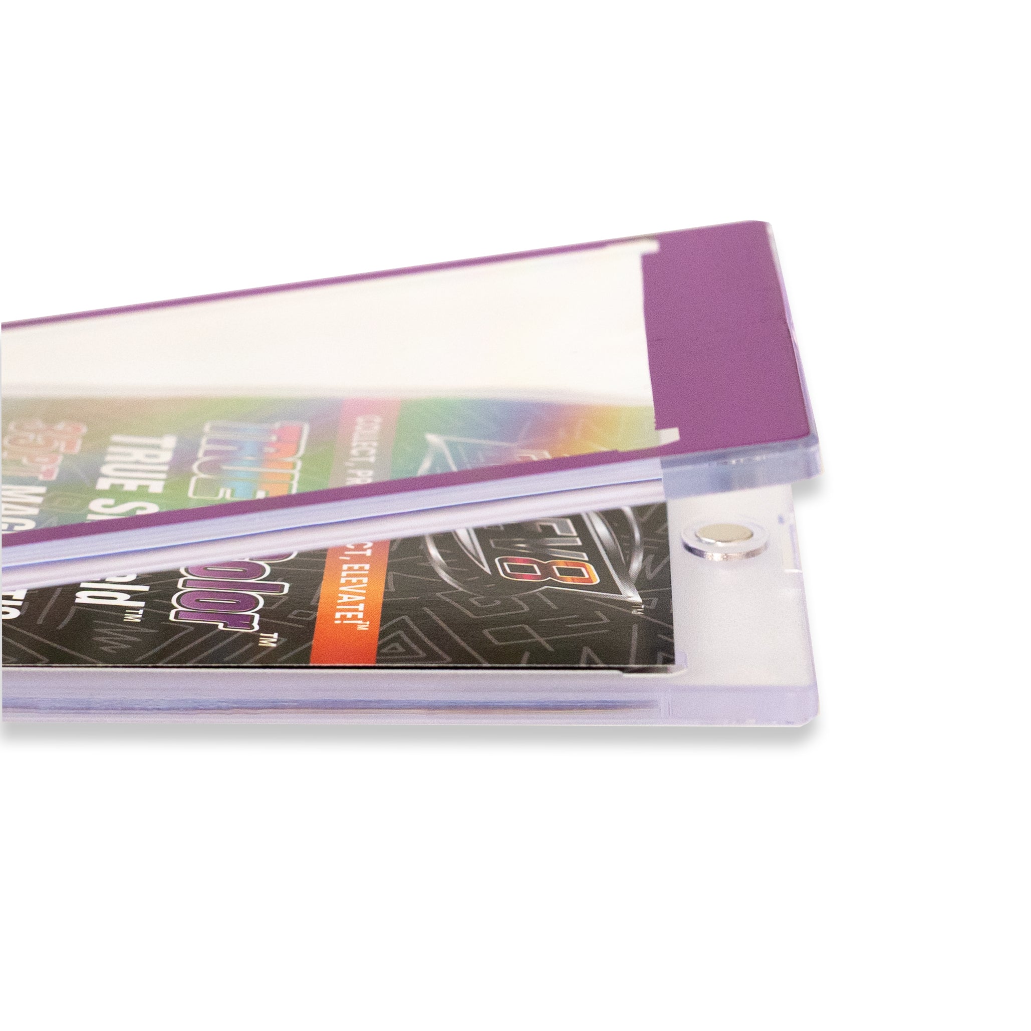 TRUE Colors: Purple - TRUE Shield Magnetic Card Holder (35pt w/TRUE Slide Insert)