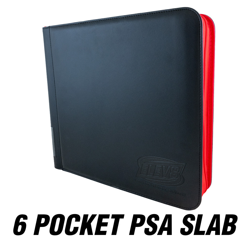 6-Pocket Graded Card Binder – Custom Fit for PSA Slabs (Holds 60 Cards)