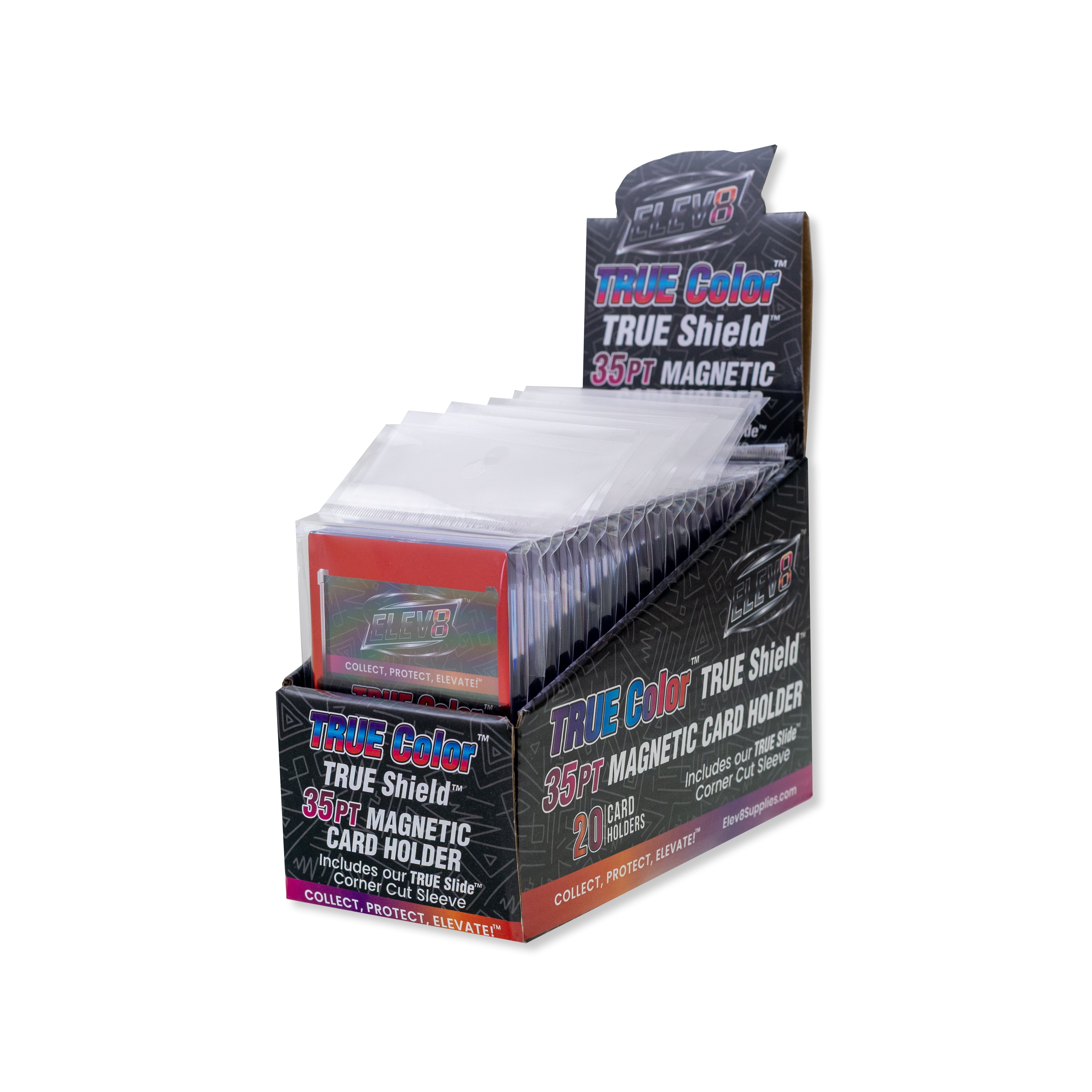 TRUE Colors: Red - TRUE Shield Magnetic Card Holder (35pt w/TRUE Slide Insert)