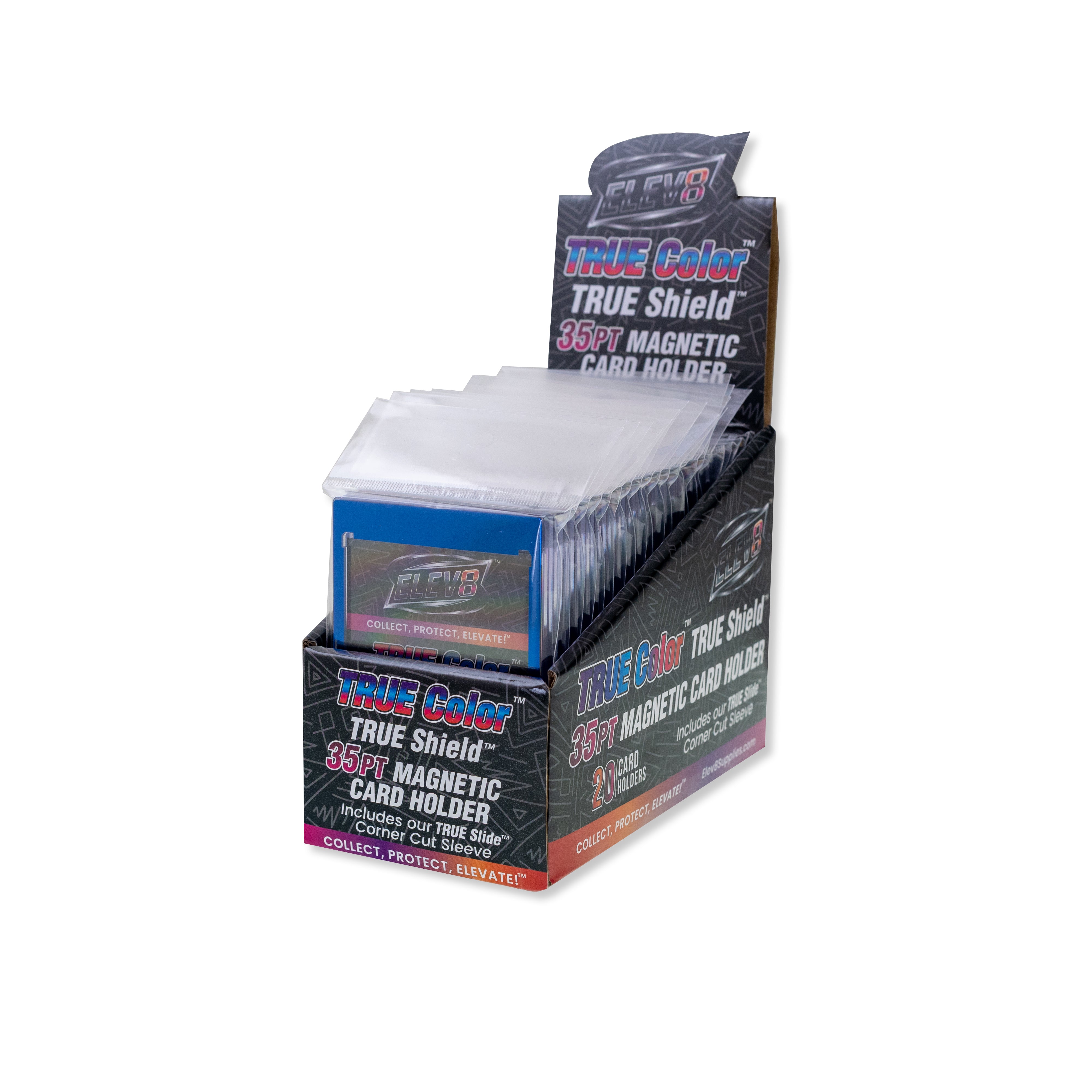 TRUE Colors: Royal Blue - TRUE Shield Magnetic Card Holder (35pt w/TRUE Slide Insert)