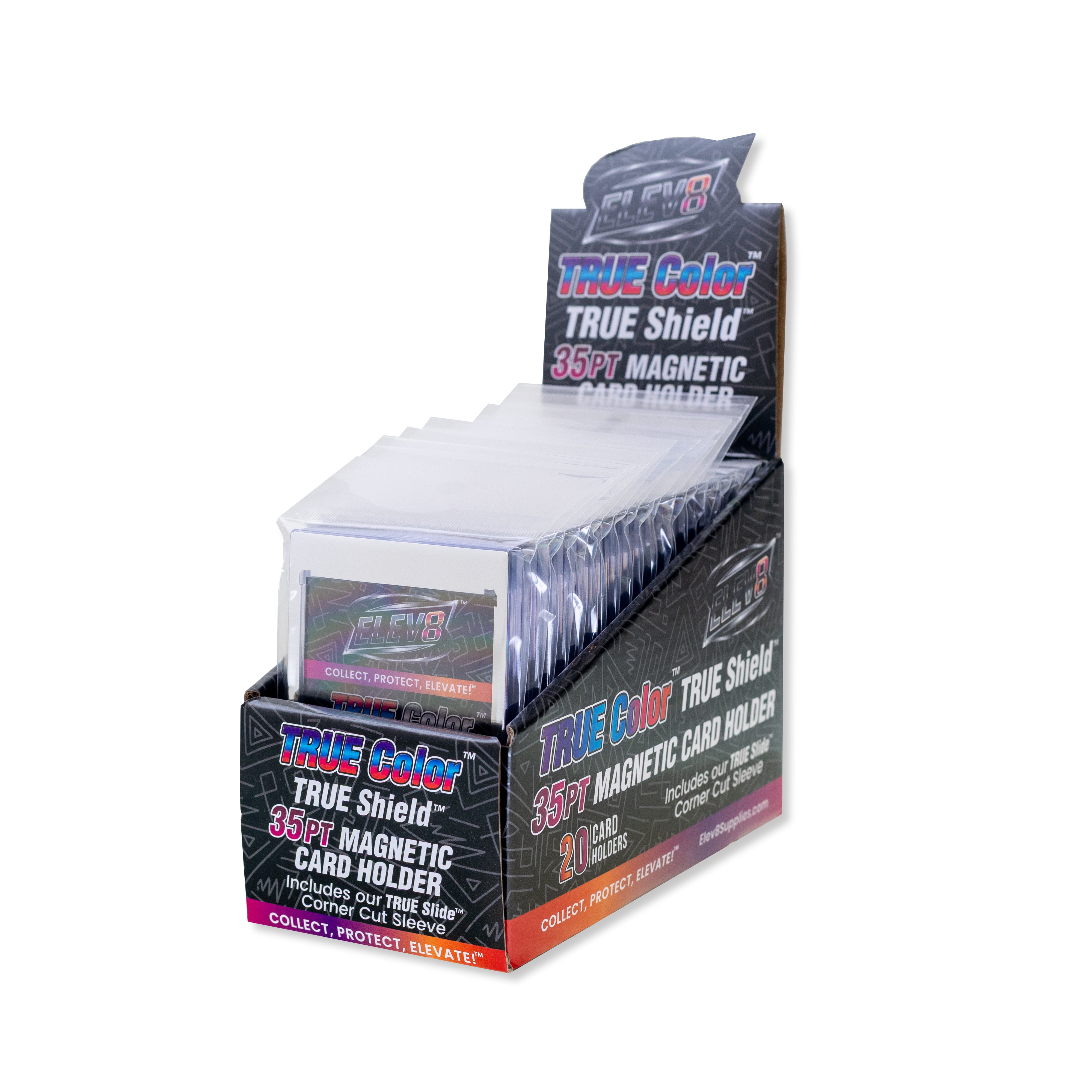 TRUE Colors: Silver - TRUE Shield Magnetic Card Holder (35pt w/TRUE Slide Insert)