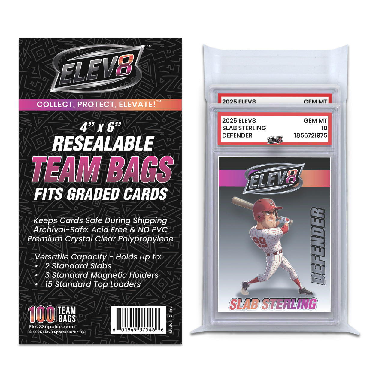 Resealable Team Bags (4" x 6")