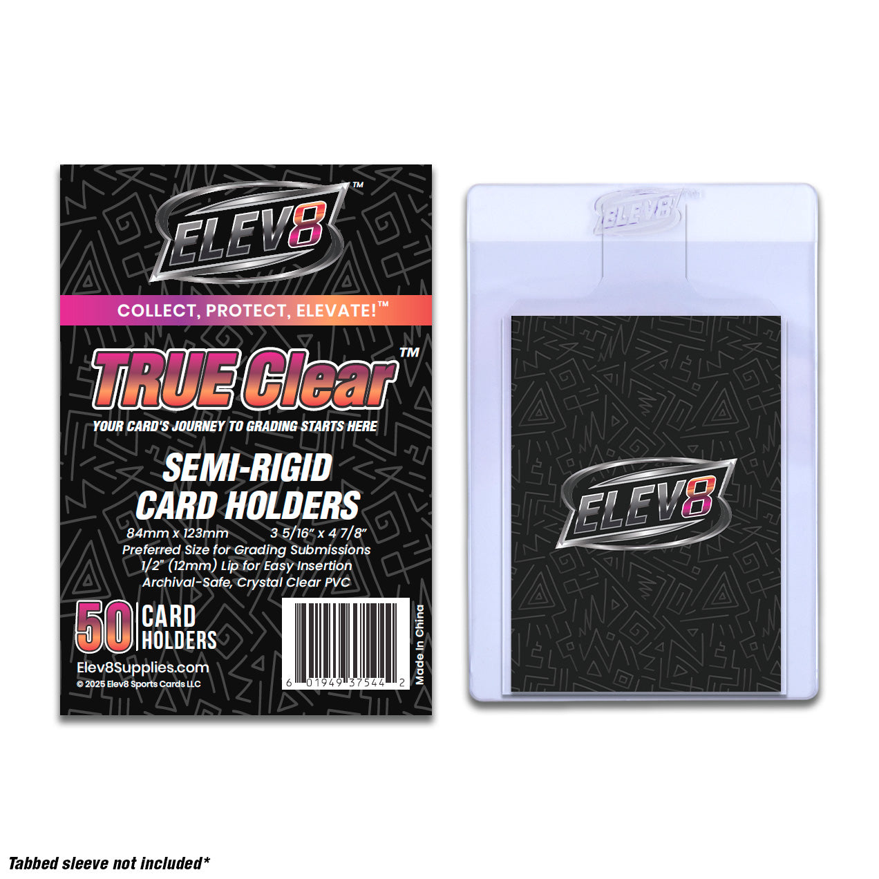 TRUE Clear Semi-Rigid Card Holders