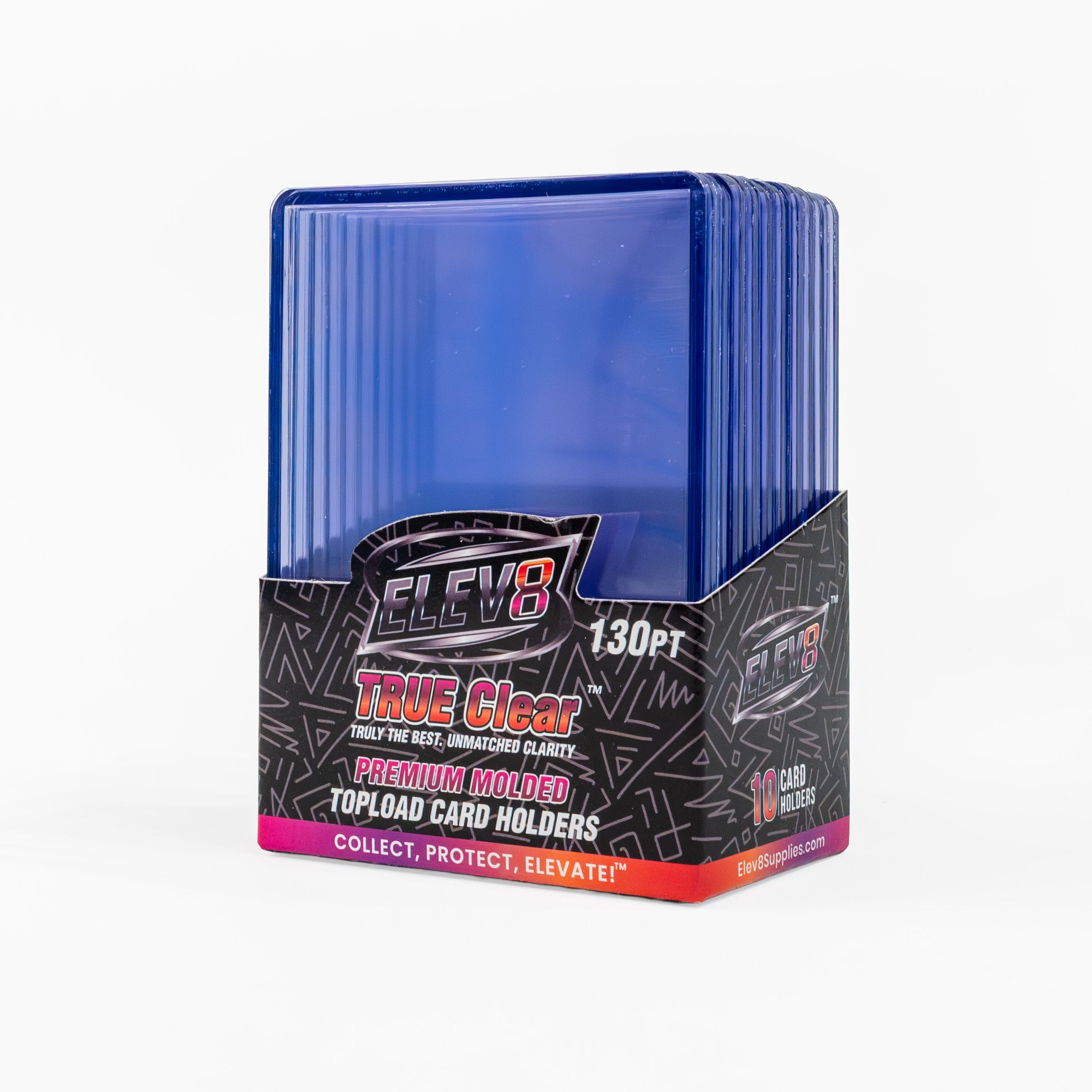 TRUE Clear Premium Molded Topload Card Holder (130pt)