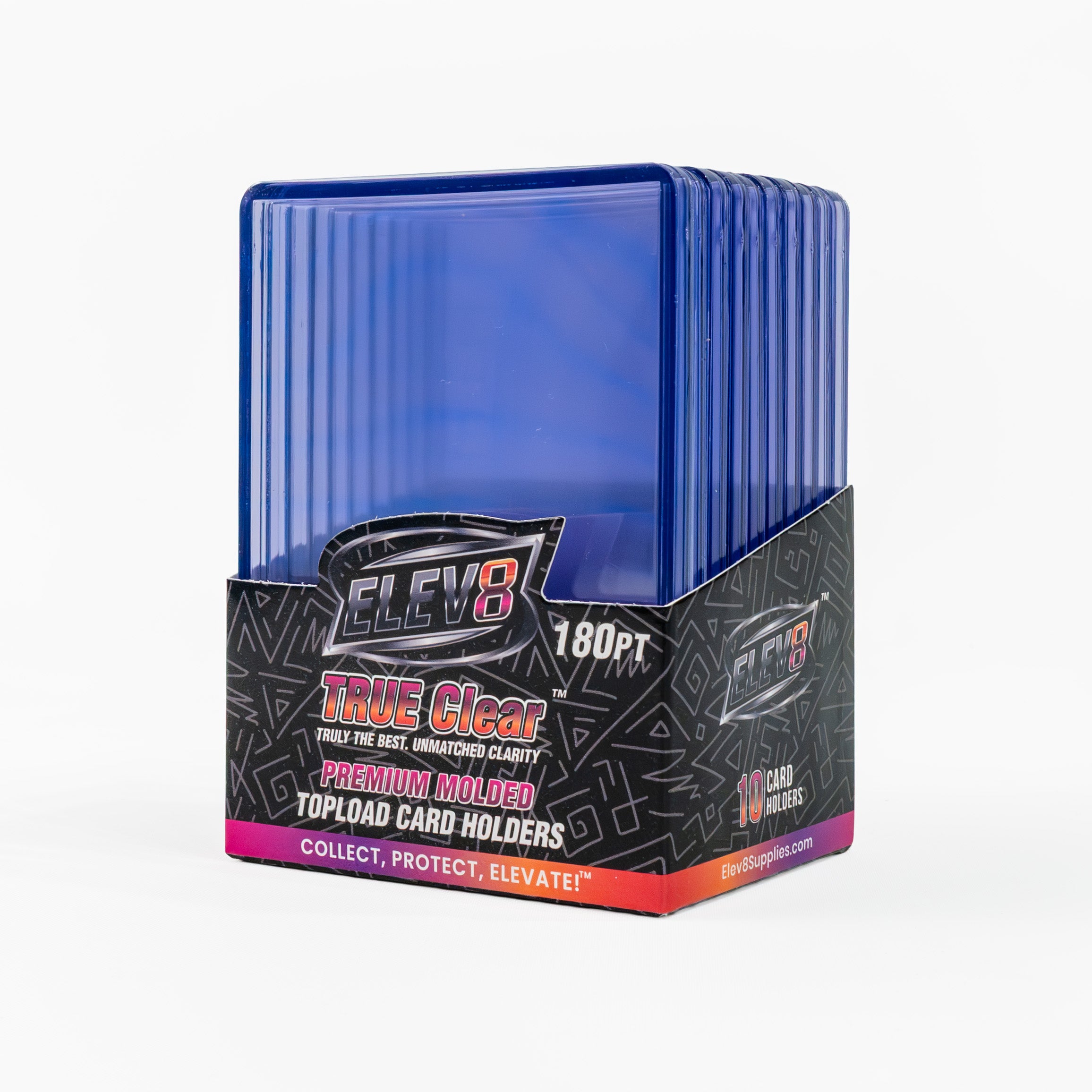 TRUE Clear Premium Molded Topload Card Holder (180pt)