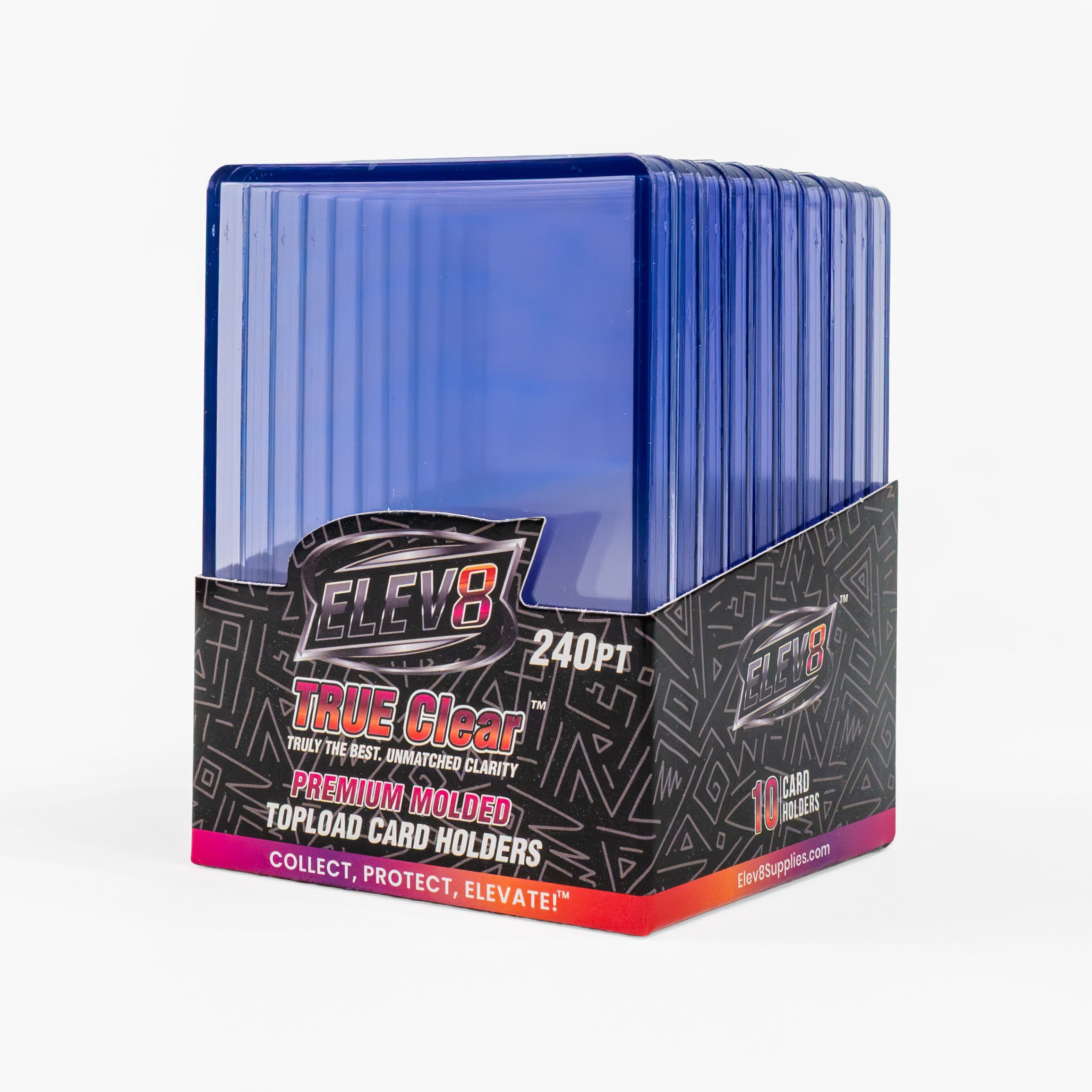 TRUE Clear Premium Molded Topload Card Holder (240pt)