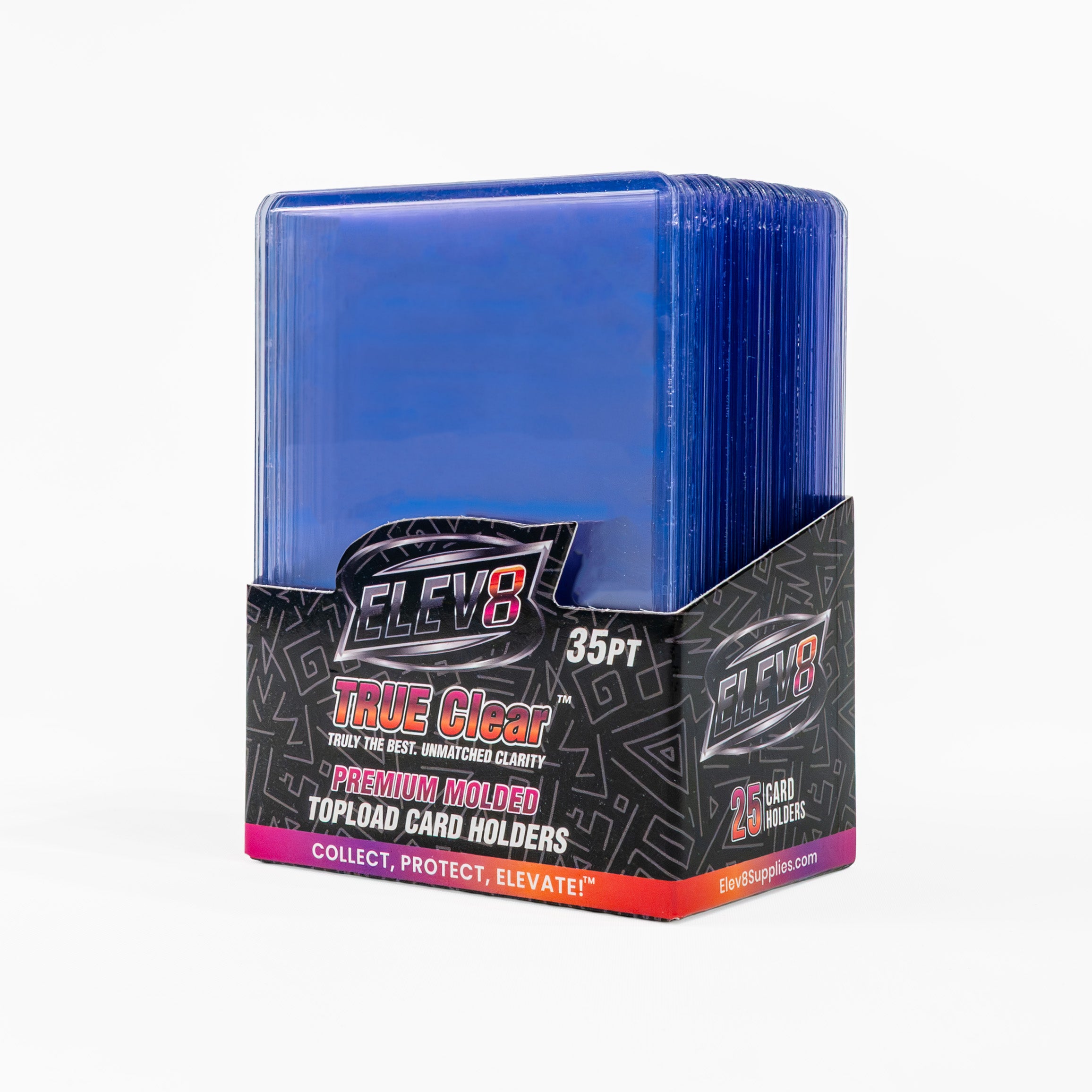 TRUE Clear Premium Molded Topload Card Holder (35pt)