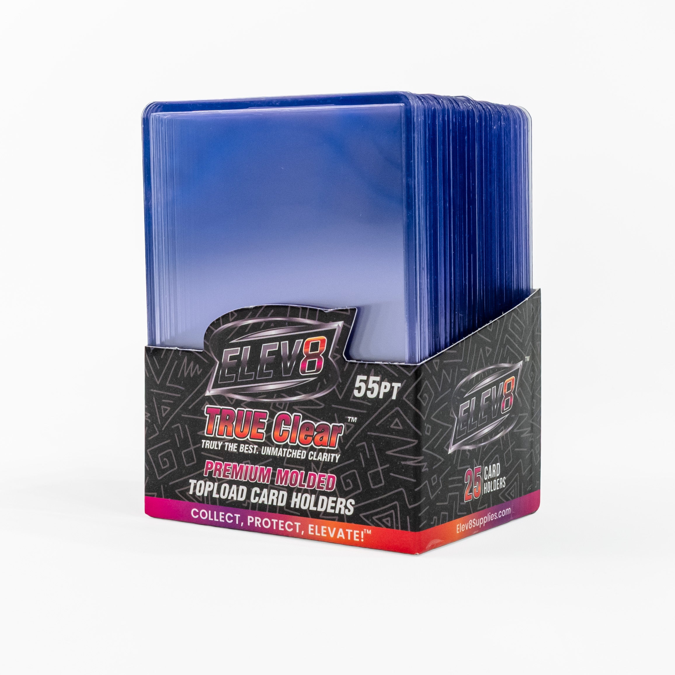 TRUE Clear Premium Molded Topload Card Holder (55pt)