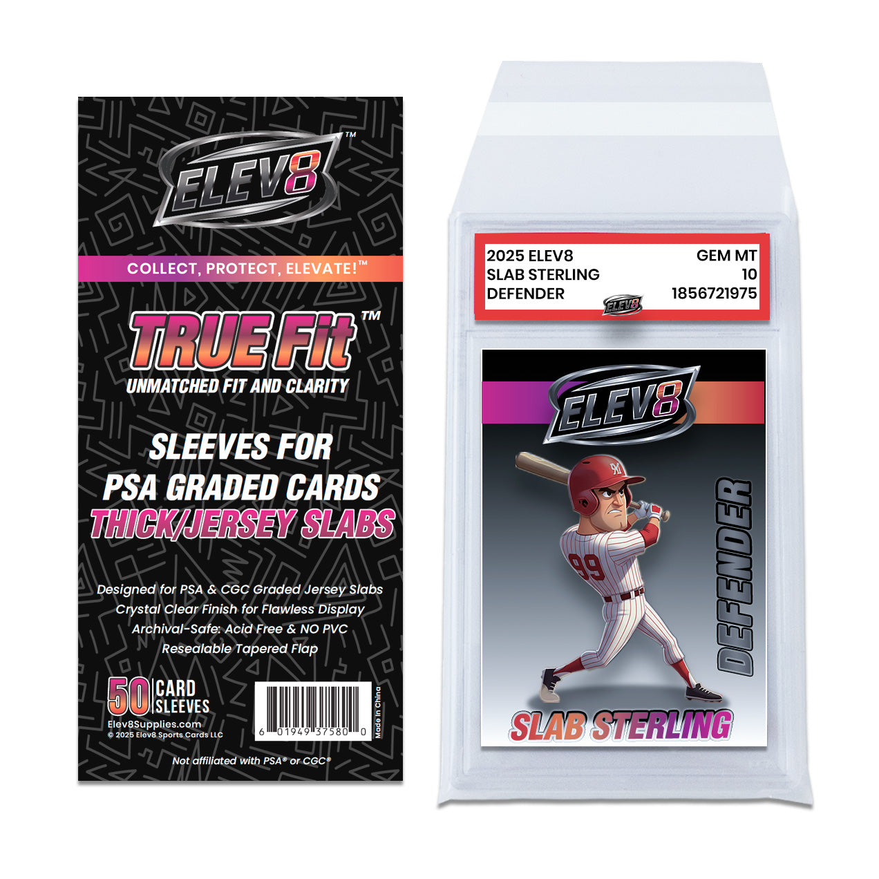 TRUE Fit Sleeves - PSA Thick/Jersey