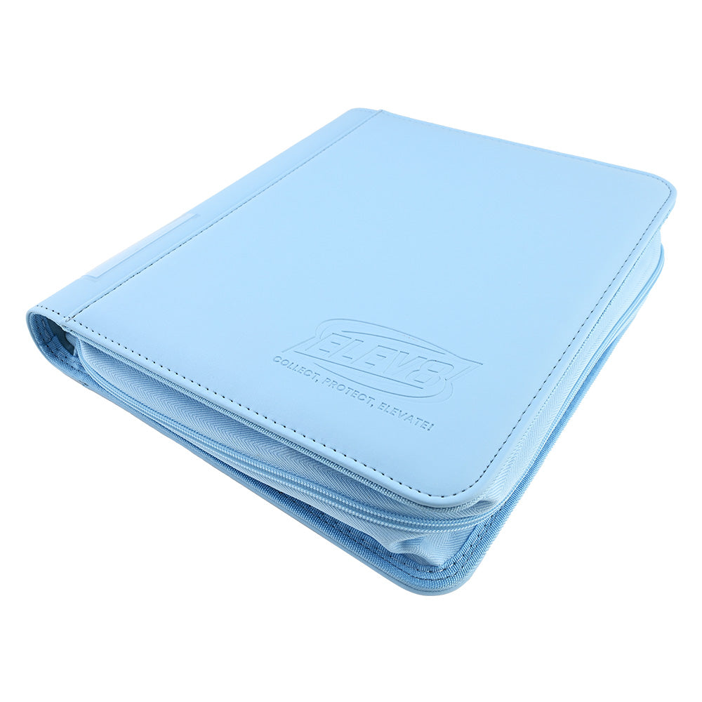 9-Pocket Topload Card Binder (Light Blue) - Holds 252 Cards