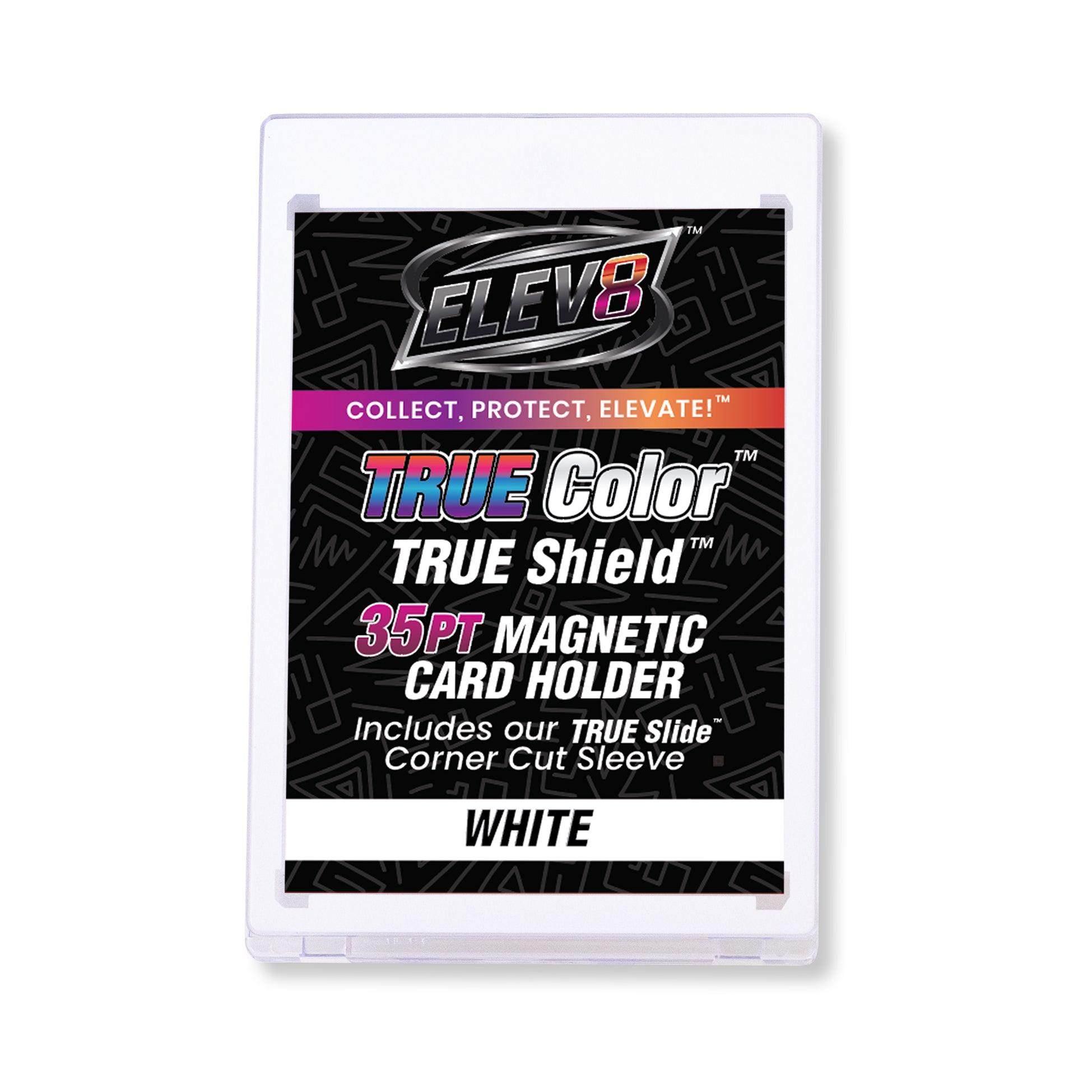 TRUE Colors: White - TRUE Shield Magnetic Card Holder (35pt w/TRUE Slide Insert)