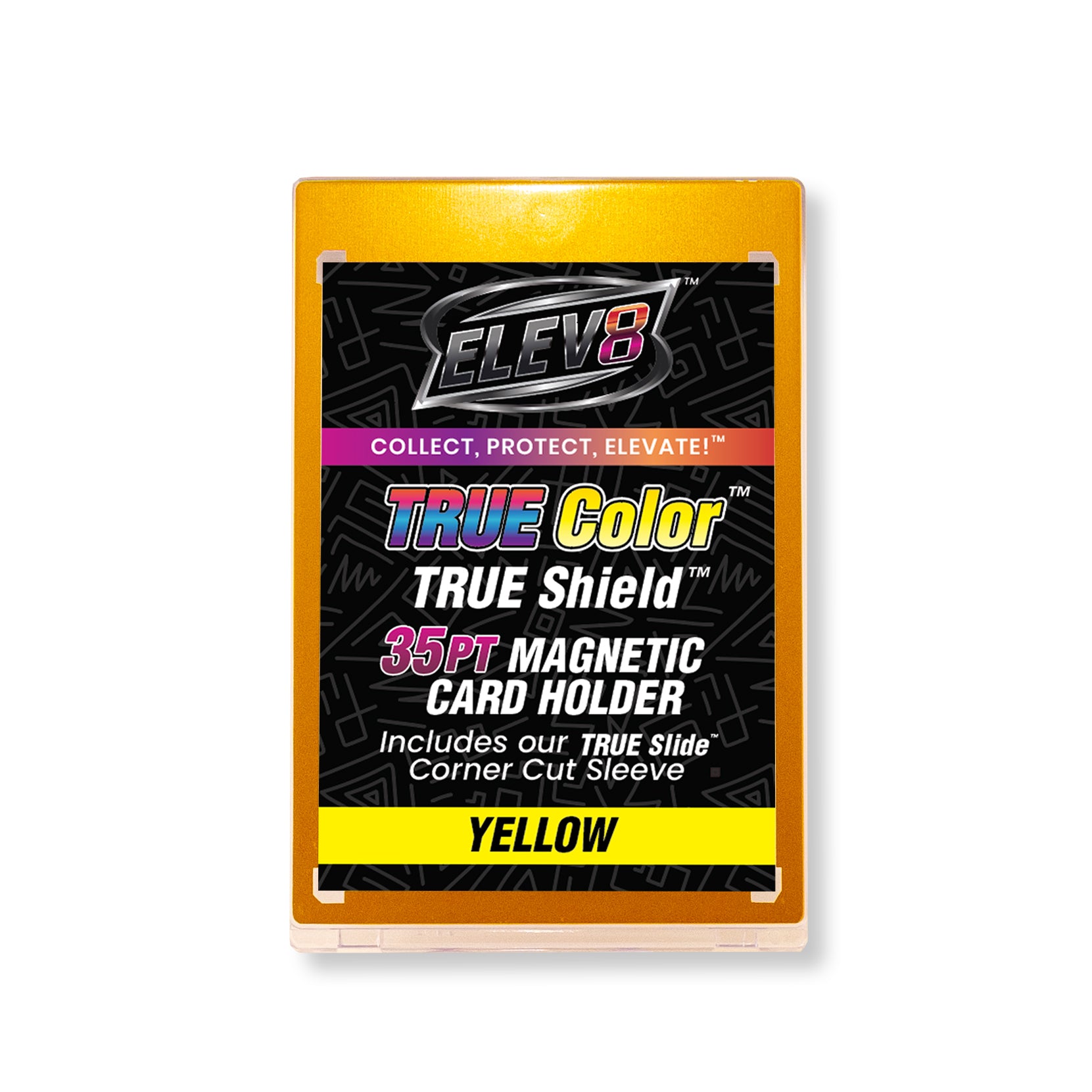 TRUE Colors: Yellow - TRUE Shield Magnetic Card Holder (35pt w/TRUE Slide Insert)