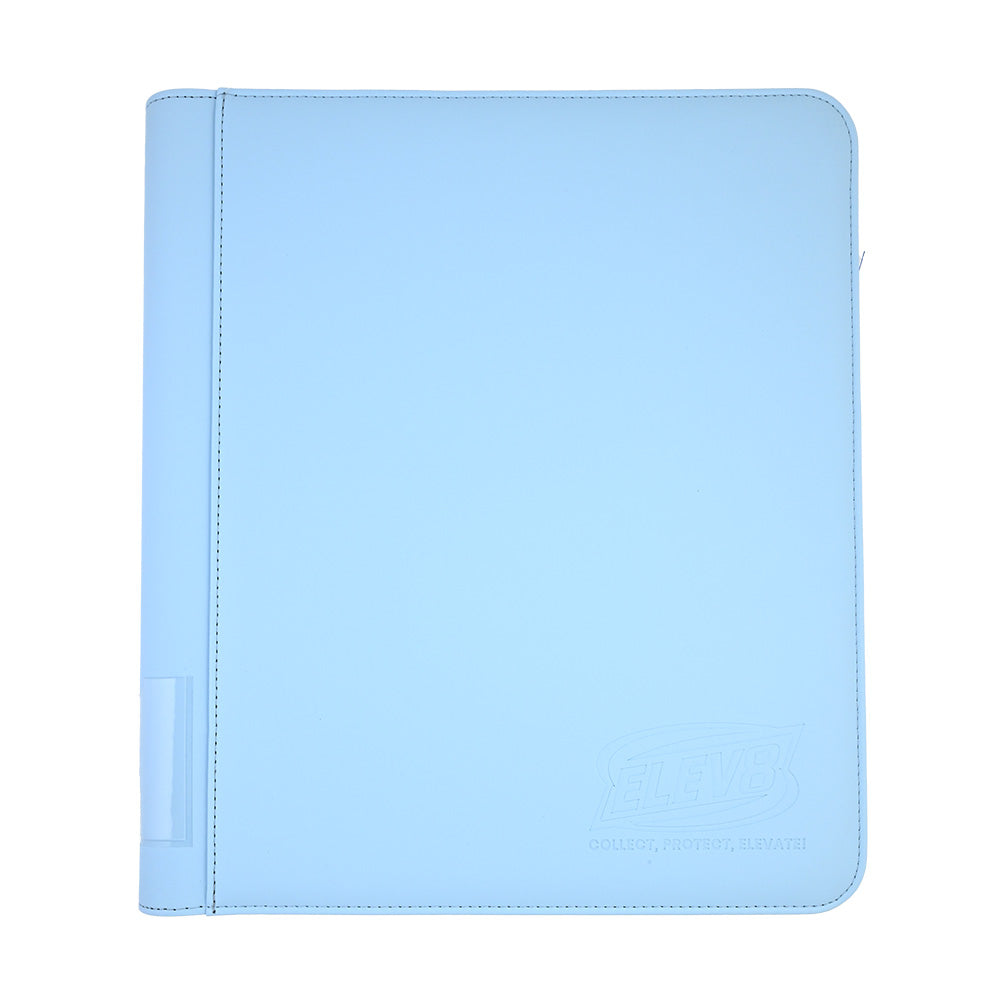 9-Pocket Topload Card Binder (Light Blue) - Holds 252 Cards