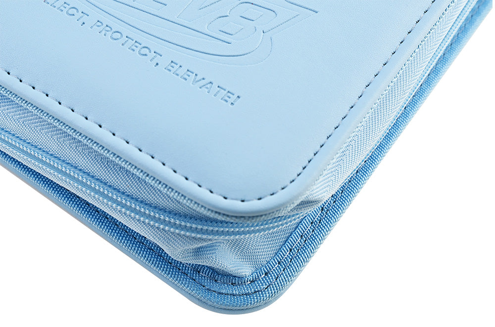 9-Pocket Topload Card Binder (Light Blue) - Holds 252 Cards