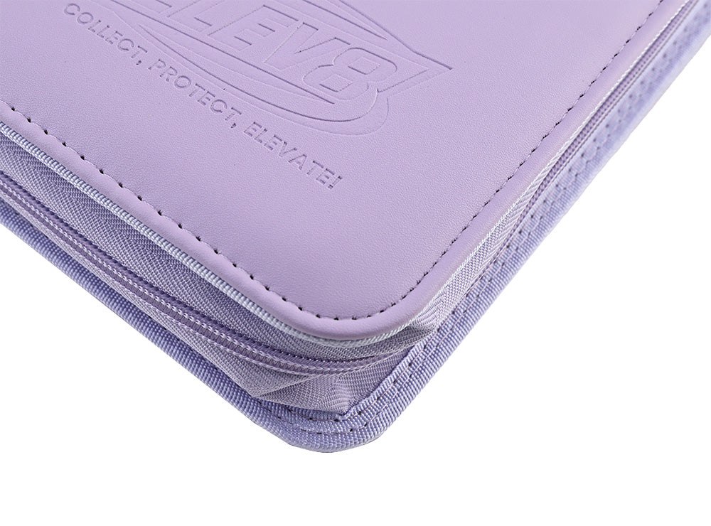 9-Pocket Topload Card Binder (Light Purple) - Holds 252 Cards