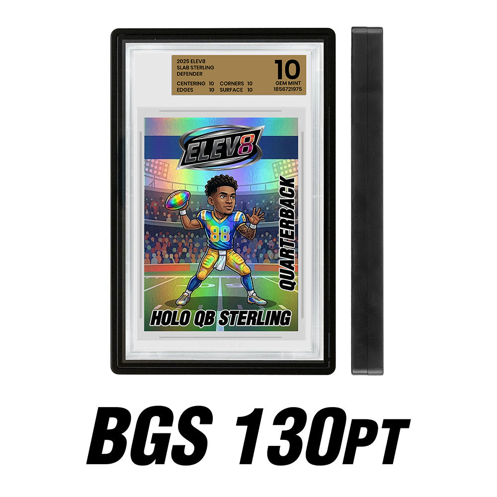 Slab Defender - 130pt BGS - BLACK - Aluminum Graded Slab Protector