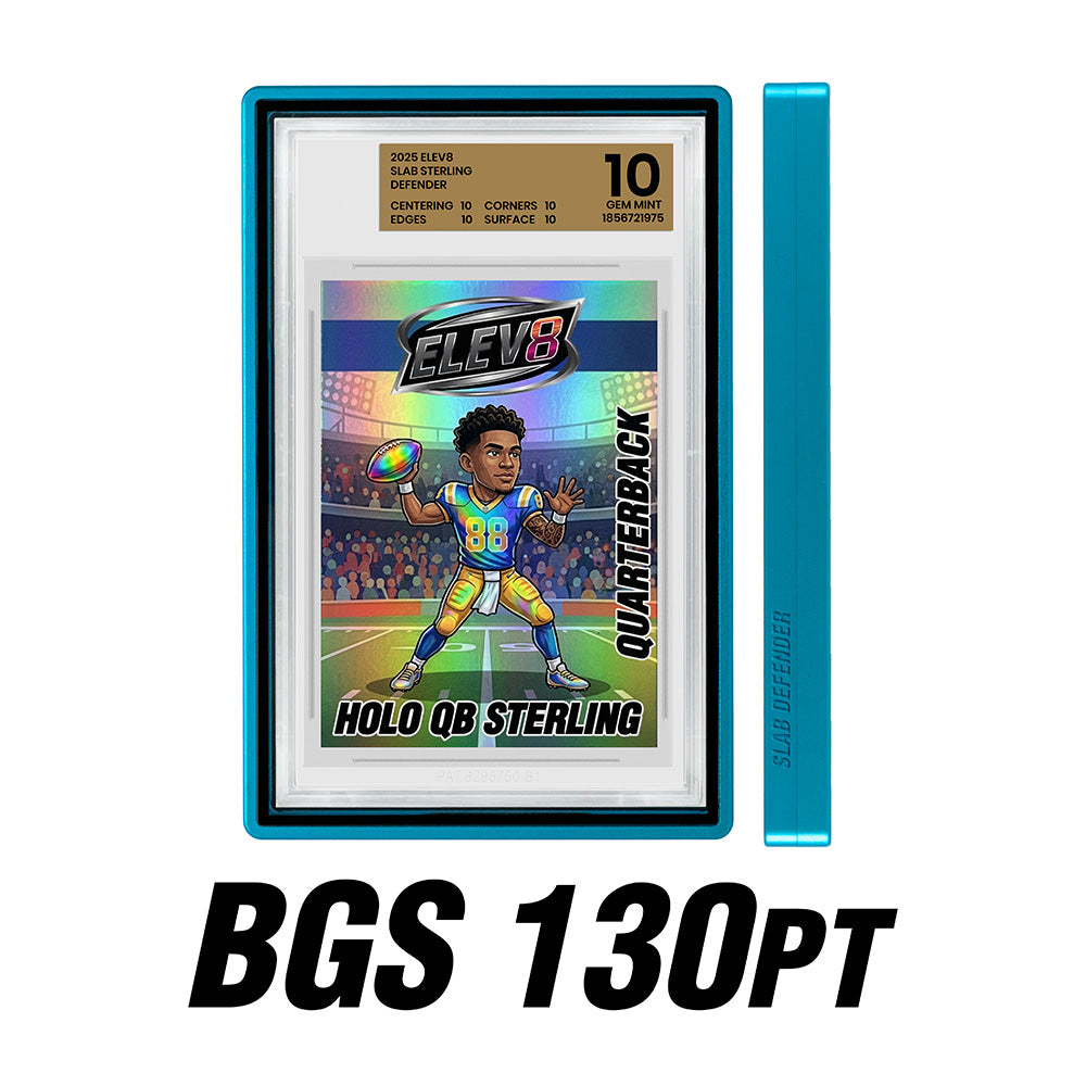 Slab Defender - 130pt BGS - BLUE ICE - Aluminum Graded Slab Protector