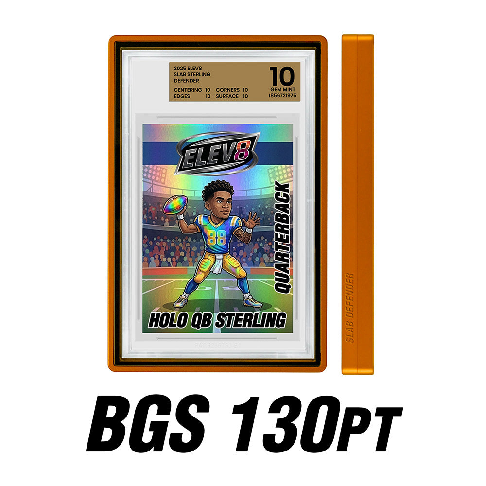 Slab Defender - 130pt BGS - ORANGE - Aluminum Graded Slab Protector