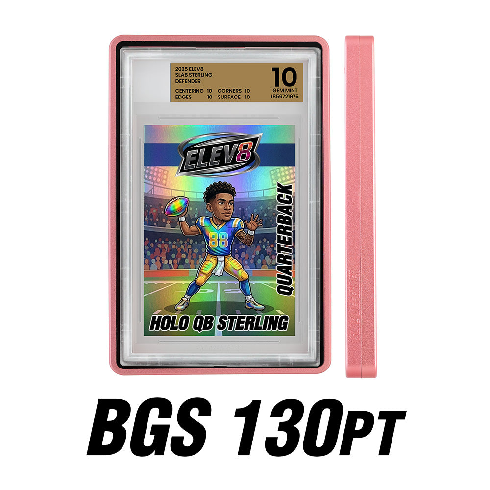 Slab Defender - 130pt BGS - PINK - Aluminum Graded Slab Protector