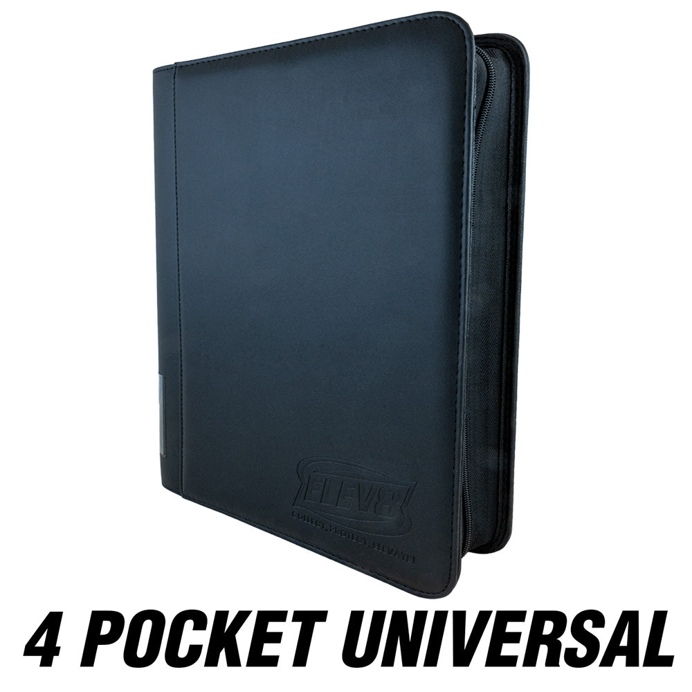 4-Pocket Graded Card Binder – Universal Fit for PSA, BGS, SGC (Holds 40 Slabs)