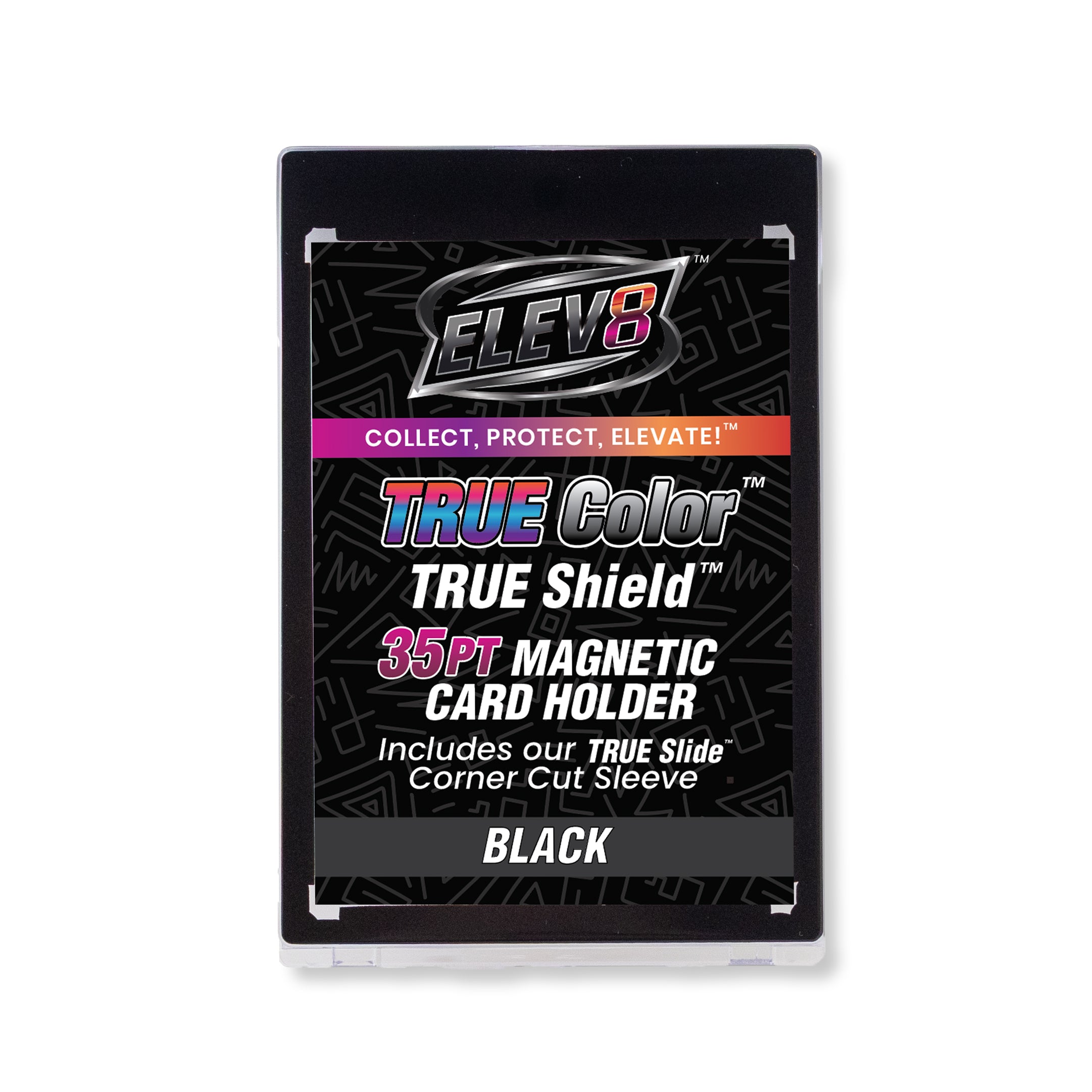 TRUE Colors: Black - TRUE Shield Magnetic Card Holder (35pt w/TRUE Slide Insert)