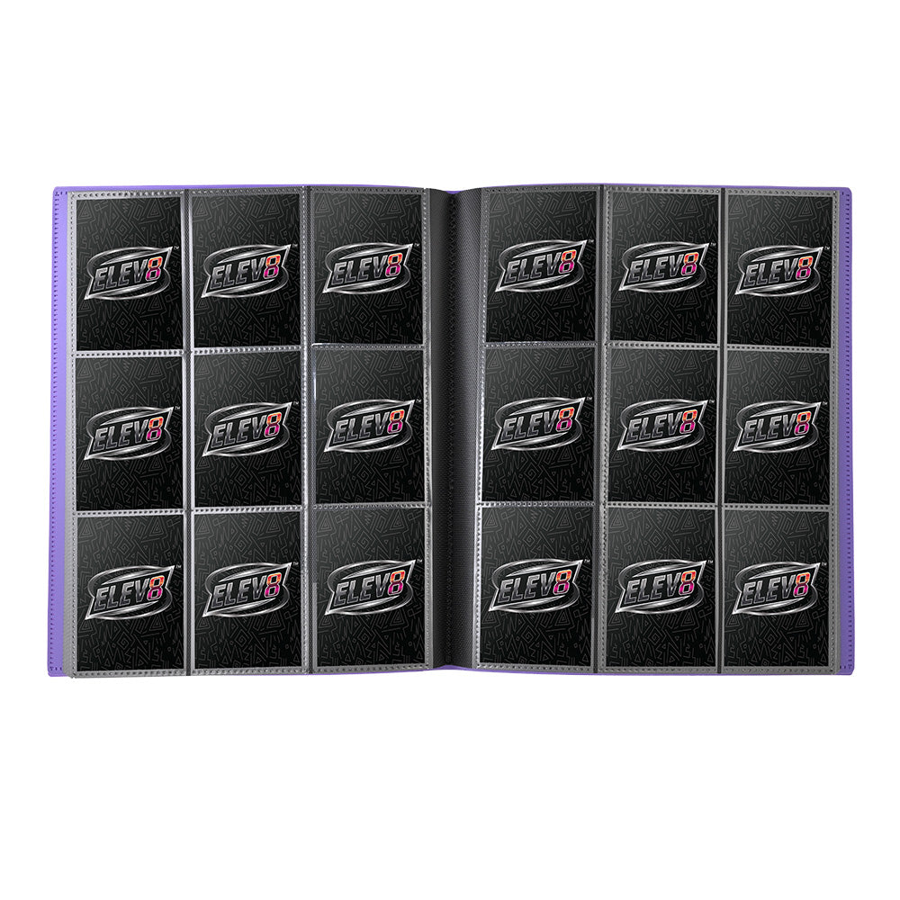 9-Pocket Strap Binder (Purple) - Holds 360 Cards
