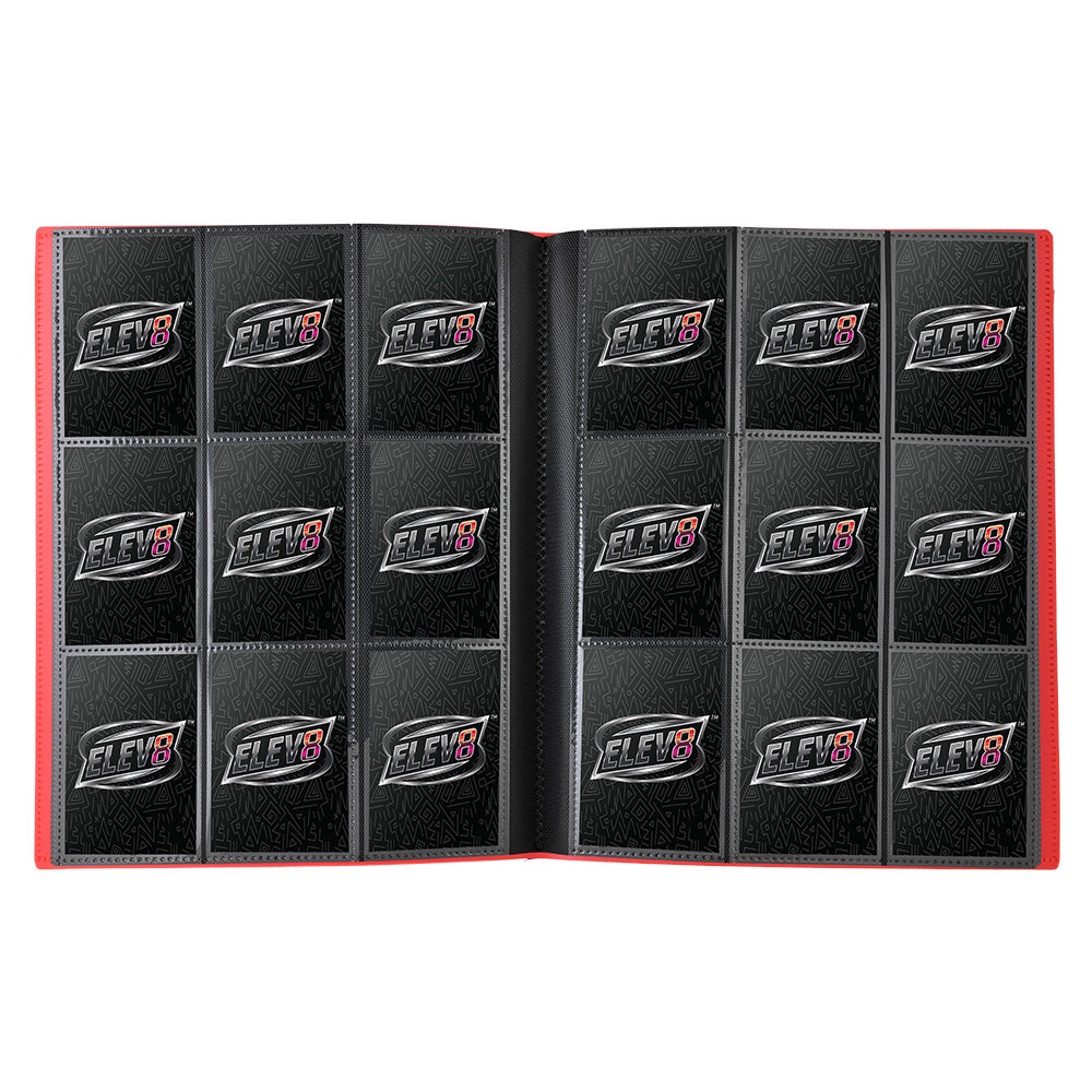 9-Pocket Strap Binder (Red) - Holds 360 Cards