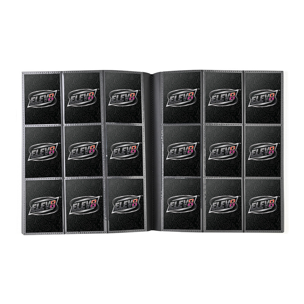 9-Pocket Strap Binder (White) - Holds 360 Cards