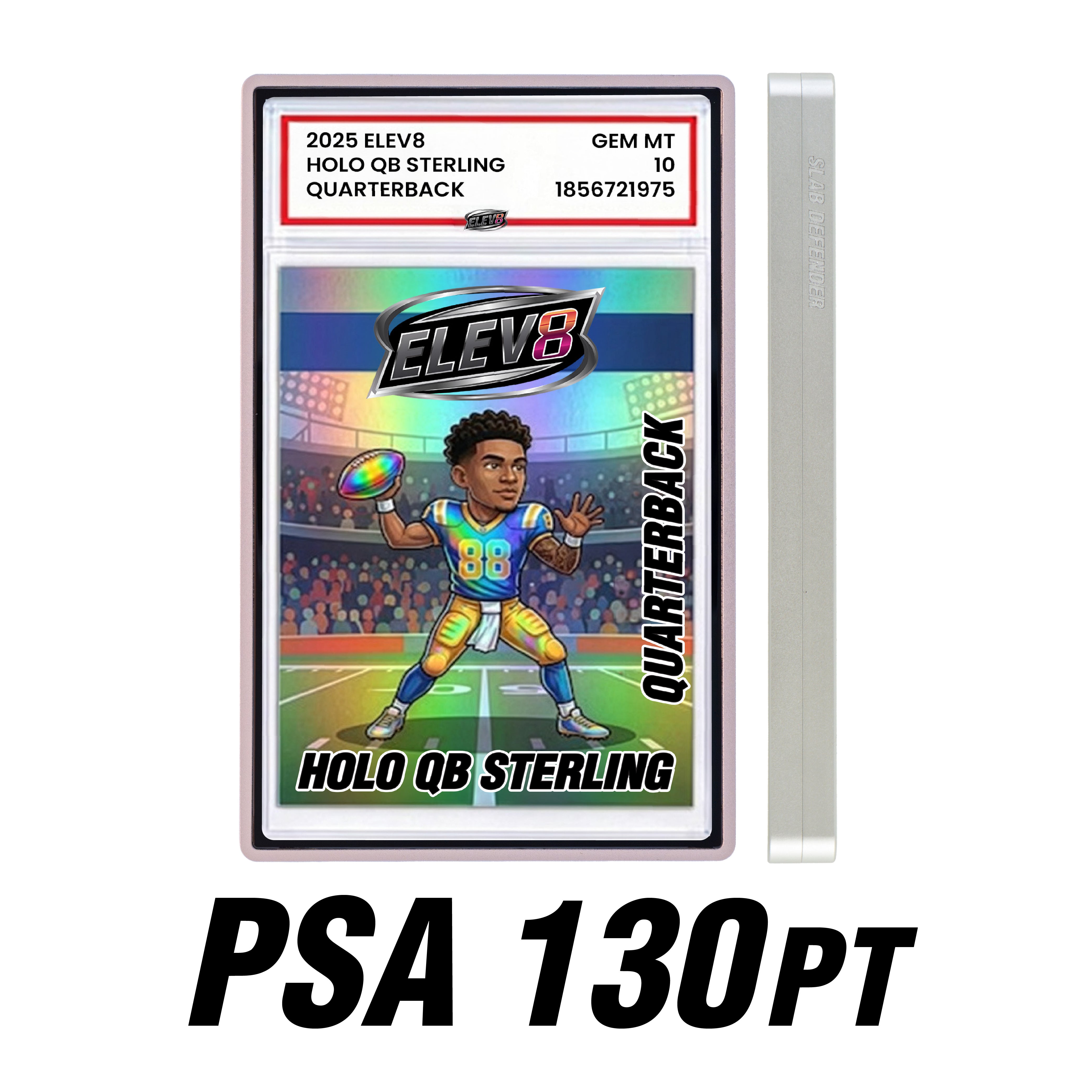 Slab Defender - 130pt PSA - SILVER - Aluminum Graded Slab Protector