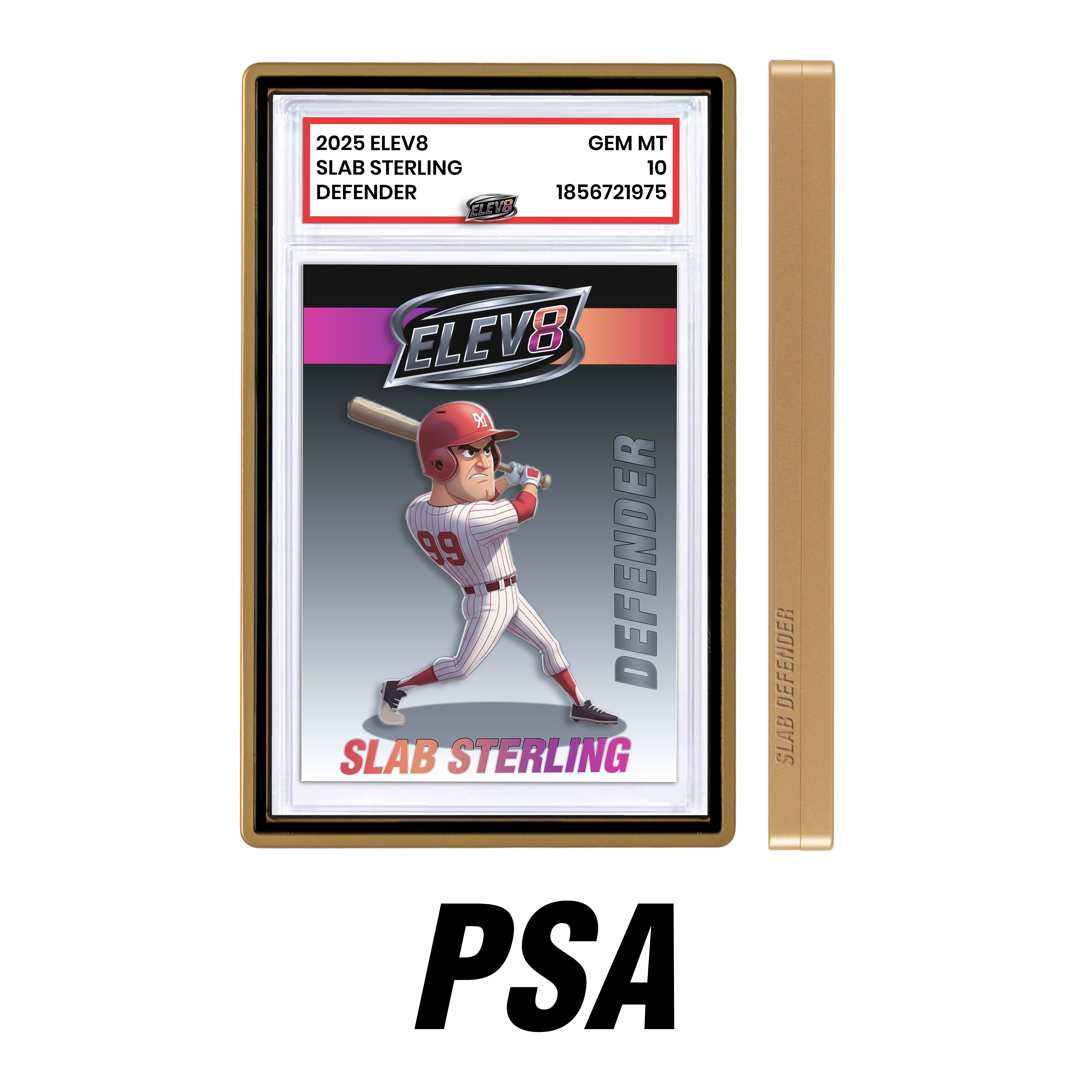 Slab Defender - PSA - GOLD - Aluminum Graded Slab Protector