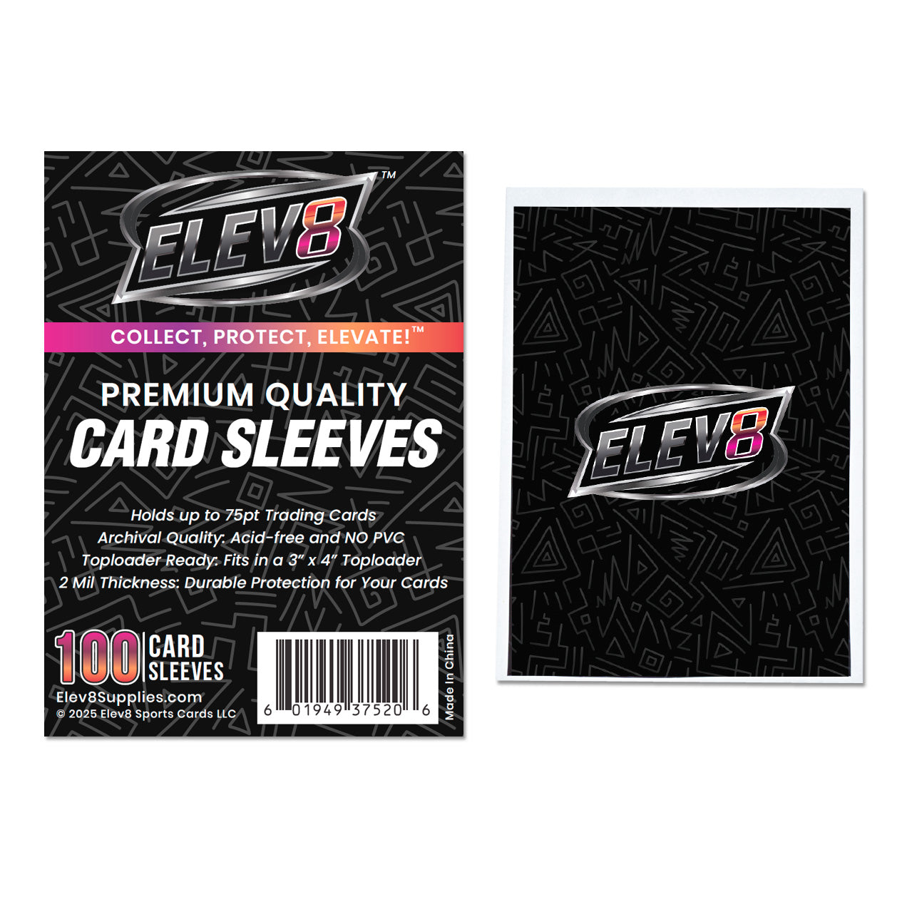 Premium Quality Card Sleeves - Standard 35-75pt (100 pack)