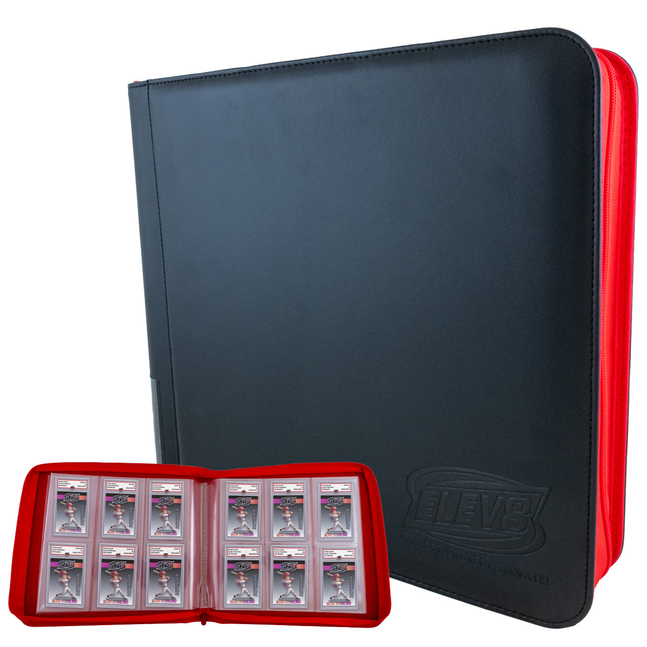 6-Pocket Graded Card Binder – Custom Fit for PSA Slabs (Holds 60 Cards)