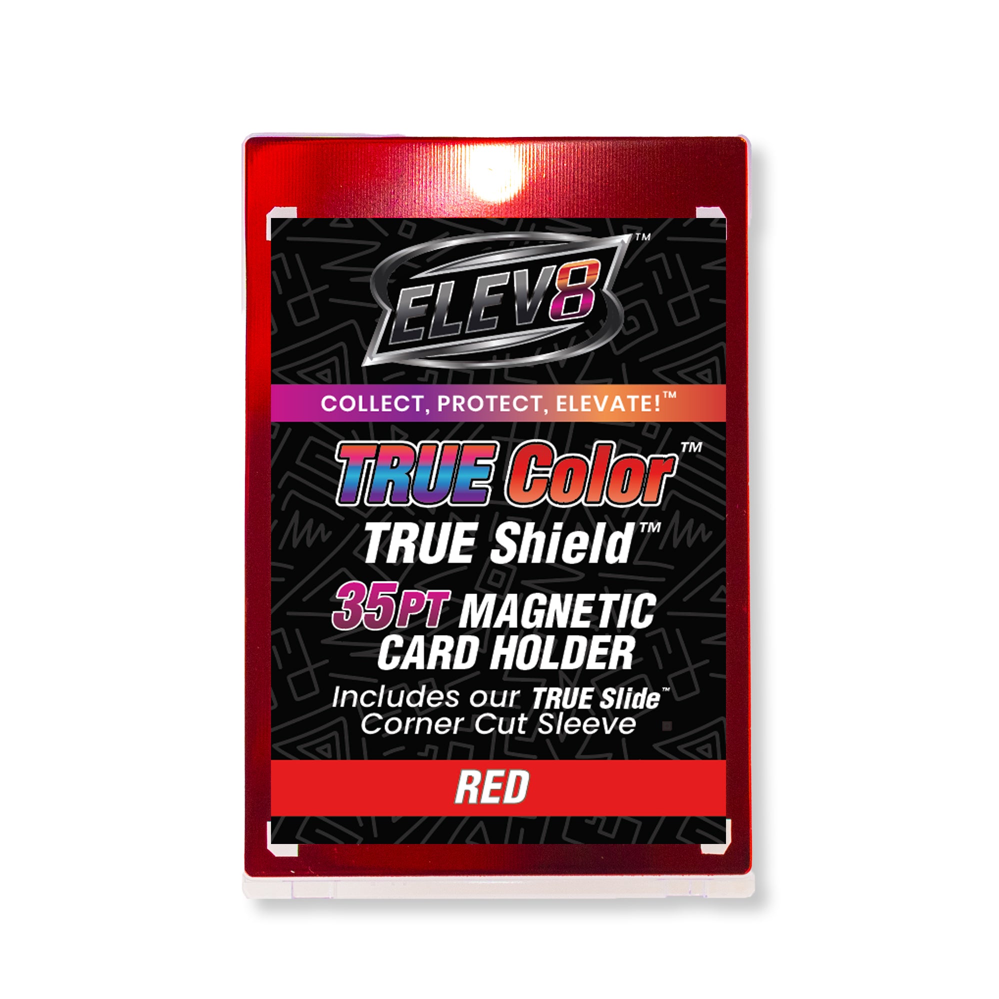 TRUE Colors: Red - TRUE Shield Magnetic Card Holder (35pt w/TRUE Slide Insert)