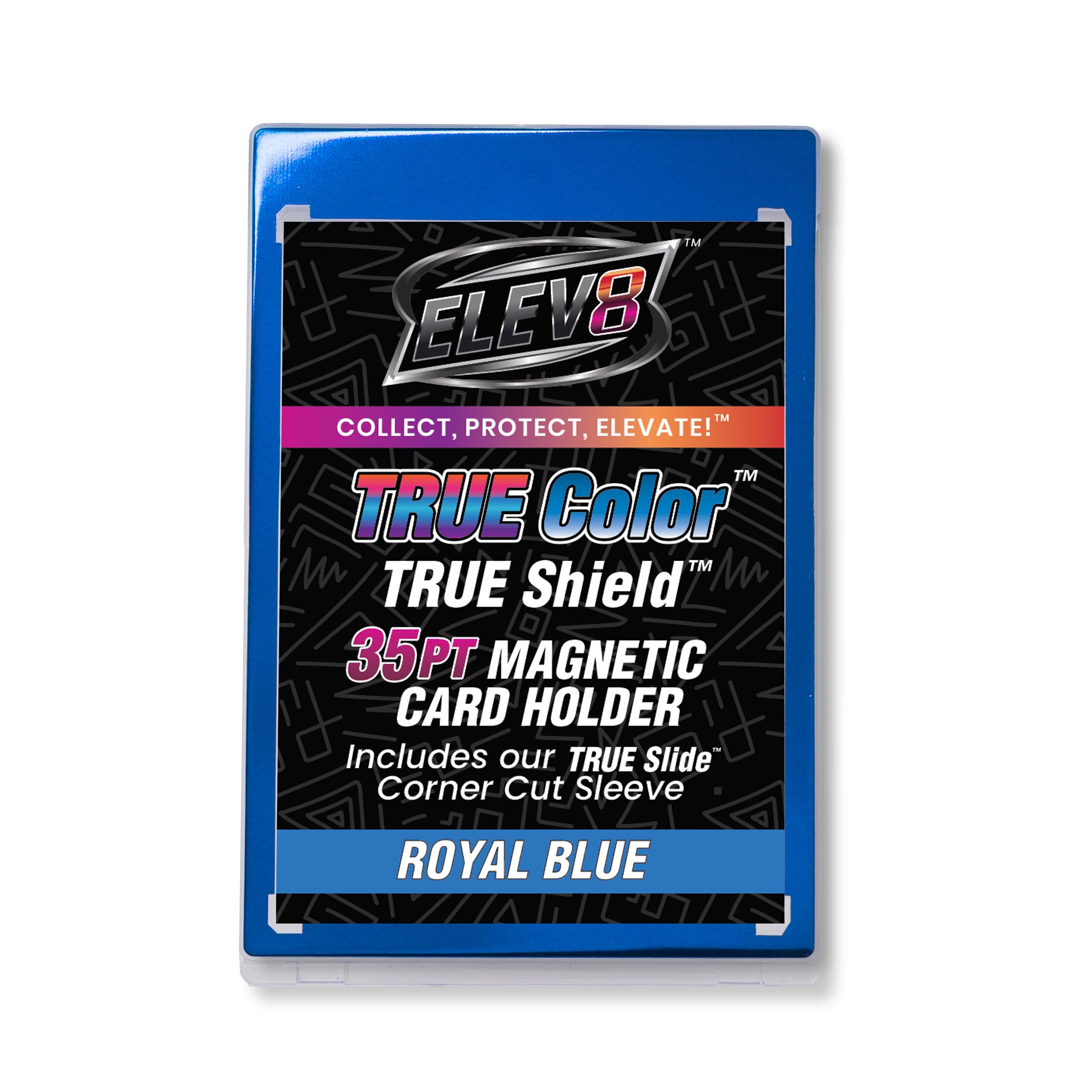 TRUE Colors: Royal Blue - TRUE Shield Magnetic Card Holder (35pt w/TRUE Slide Insert)