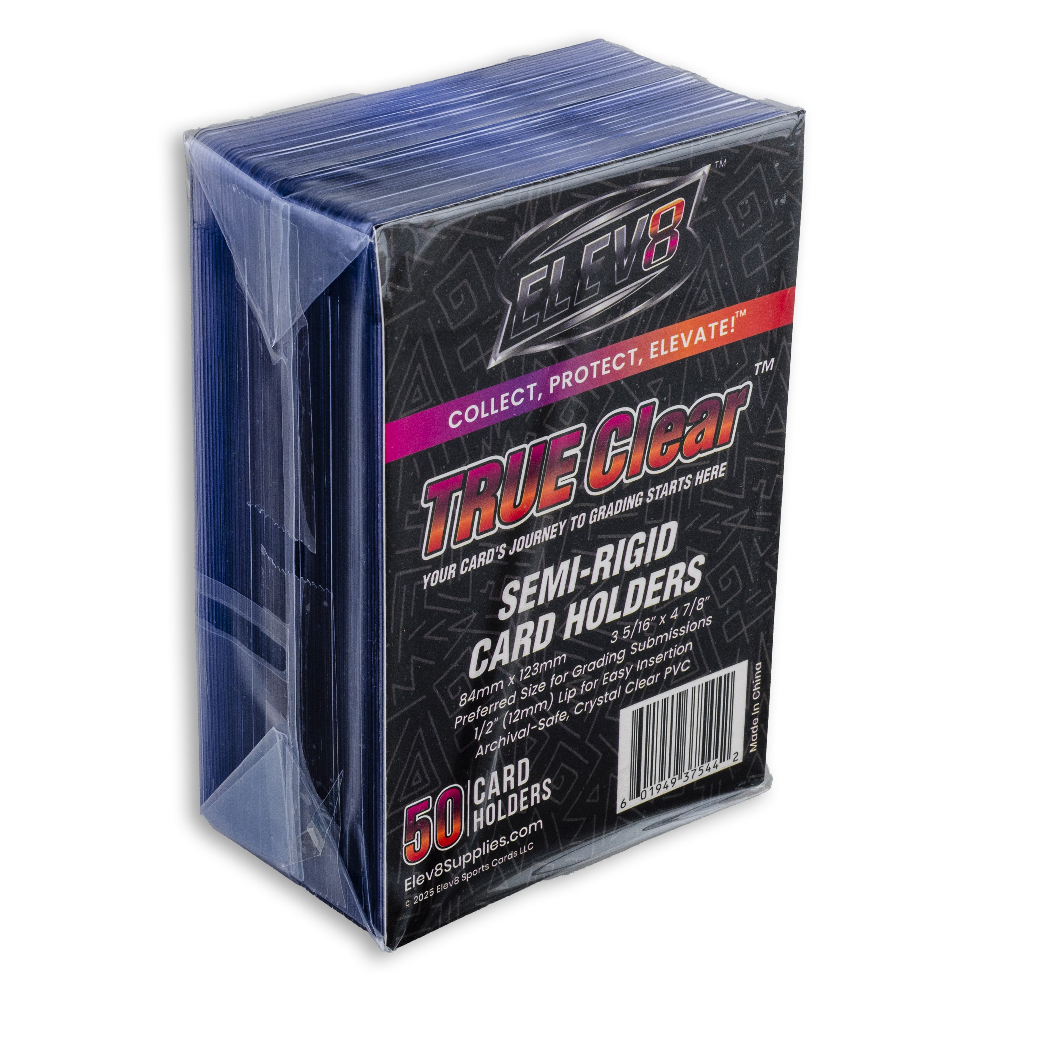 TRUE Clear Semi-Rigid Card Holders