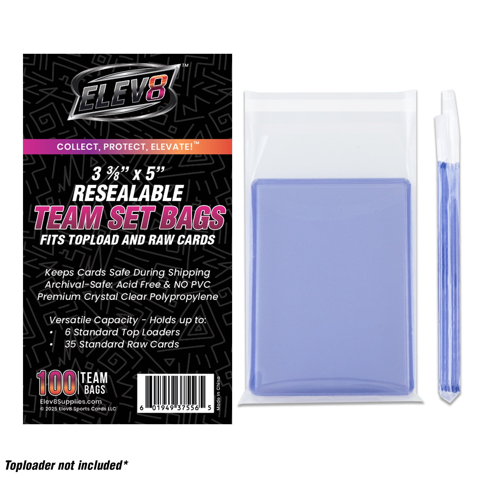 Resealable Team Set Bags – 3 3/8" x 5"