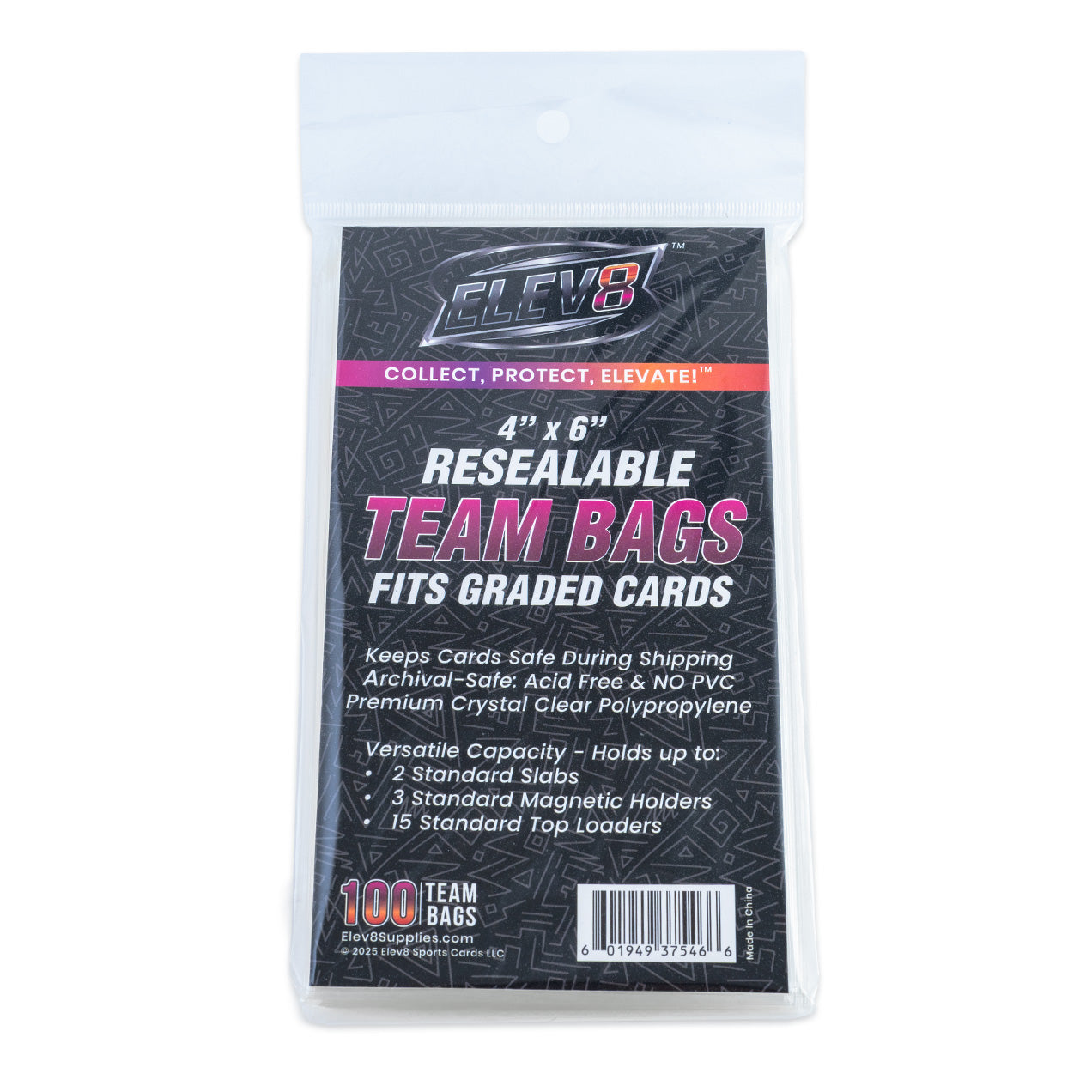 Resealable Team Bags (4" x 6")
