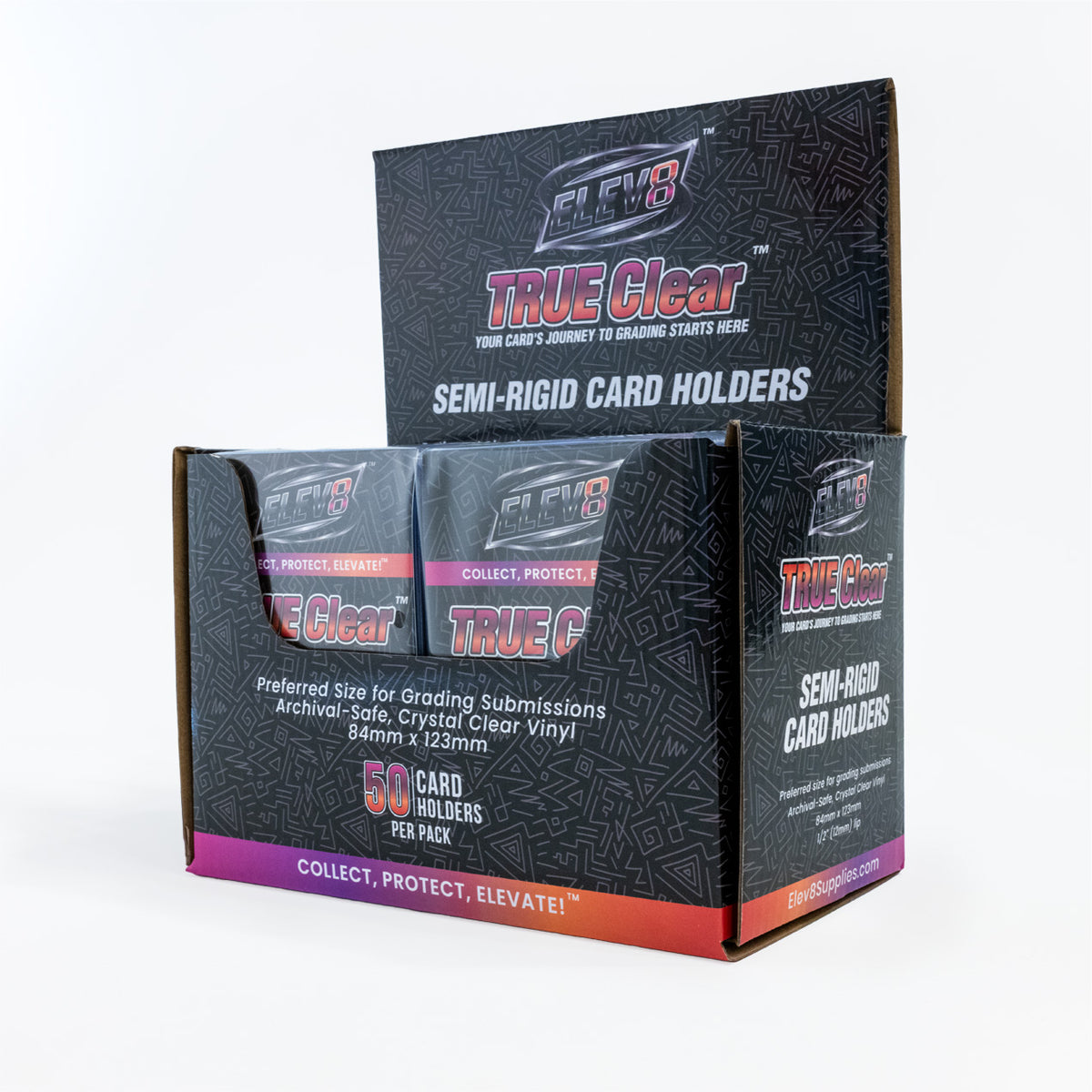 TRUE Clear Semi-Rigid Card Holders